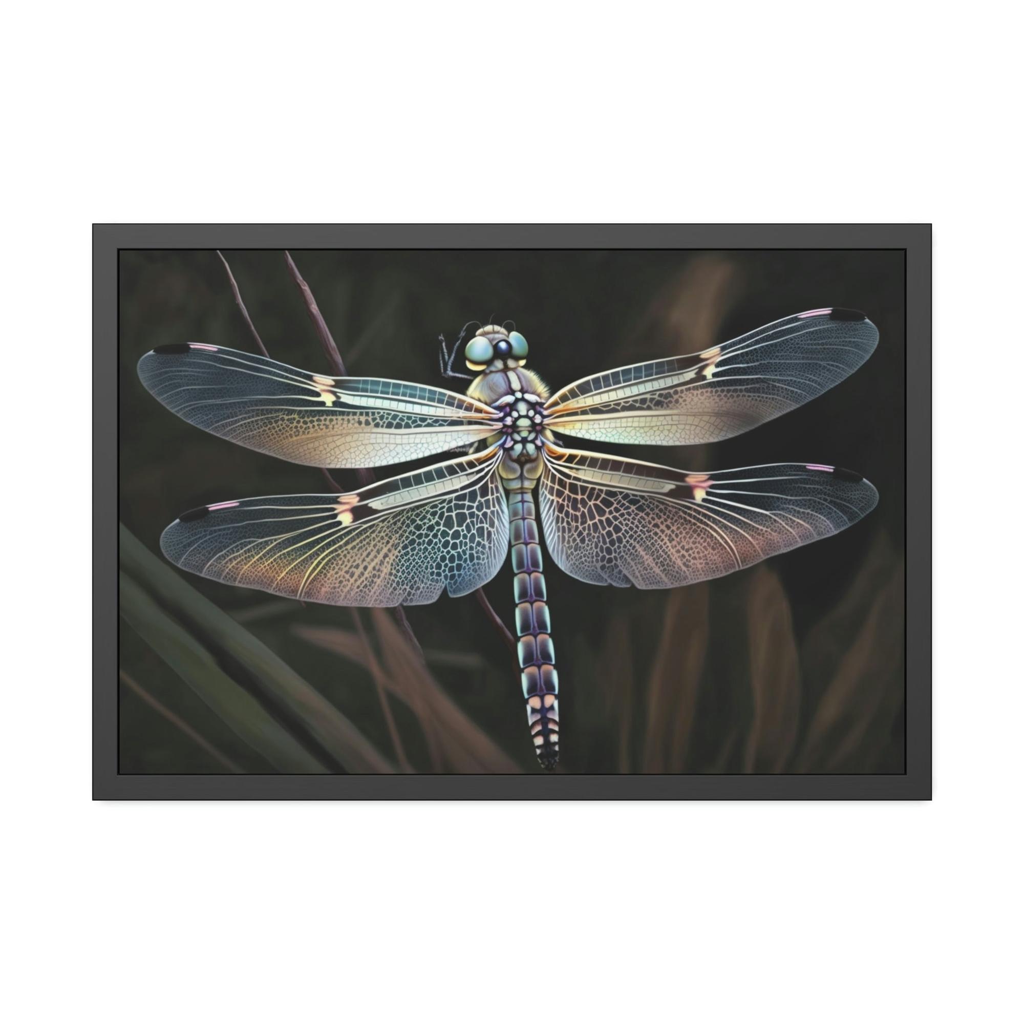 Dragonfly Dragonfly Delight: A Natural Canvas Print of Beautiful Insects