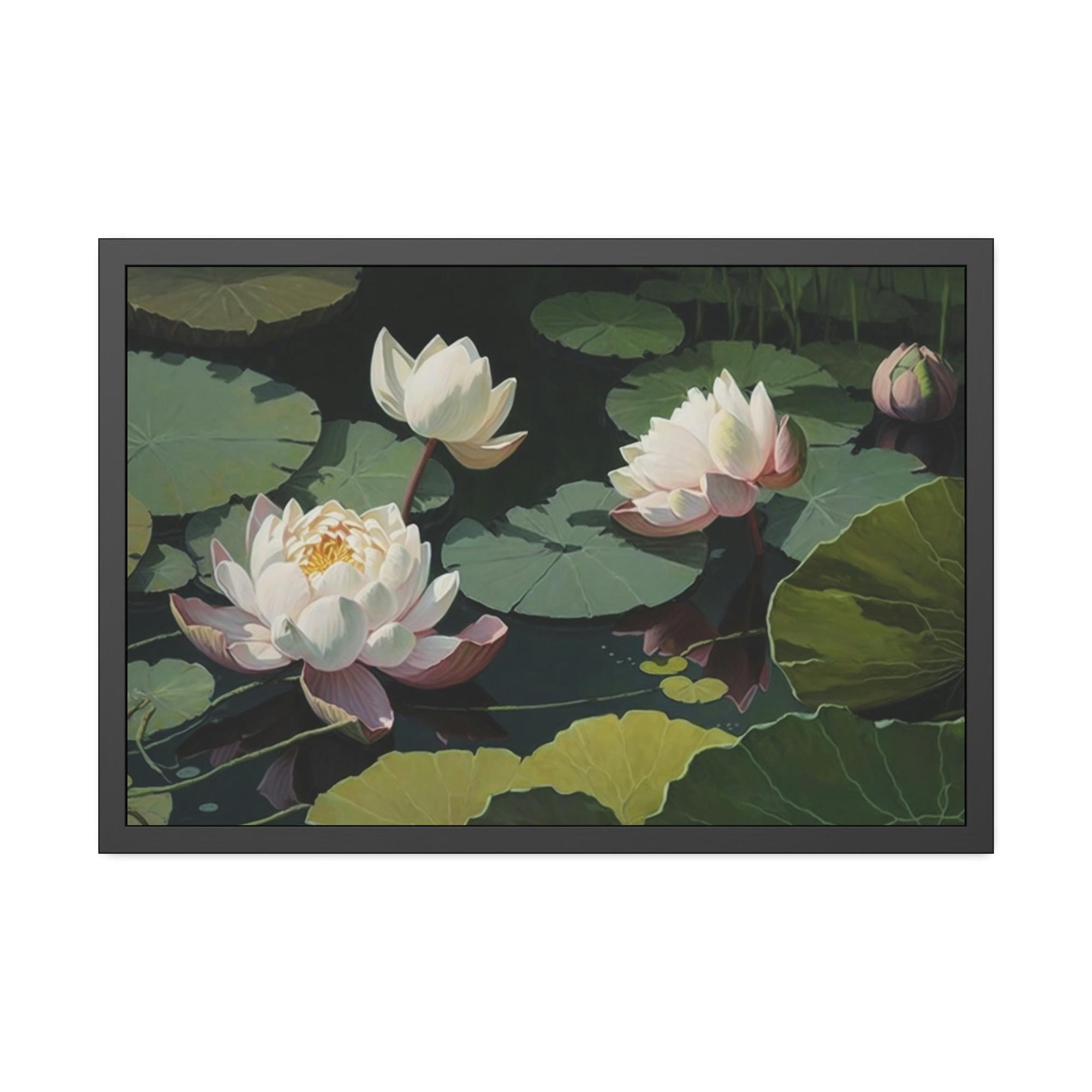 Lotuses Lotus Bloom: Stunning Wall Art and Framed Poster
