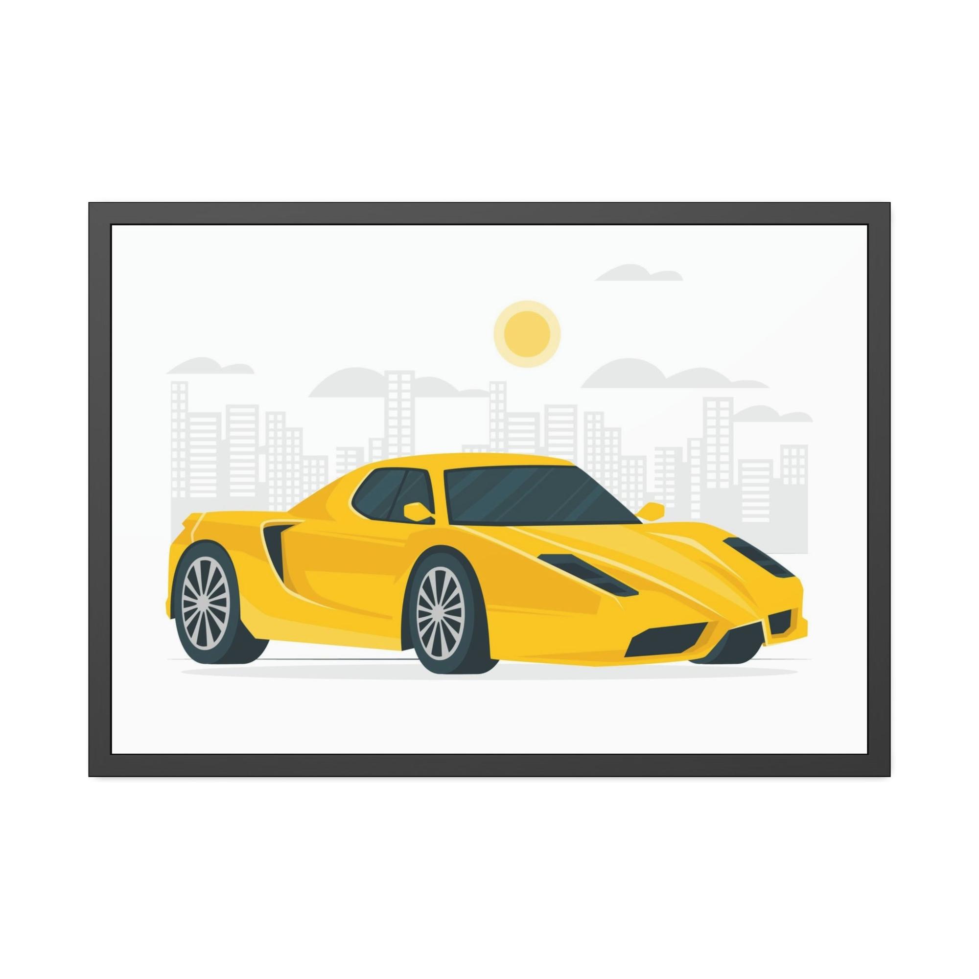 Lamborghini Graceful Power: Lamborghini Framed Poster & Canvas and Wall Art Decor