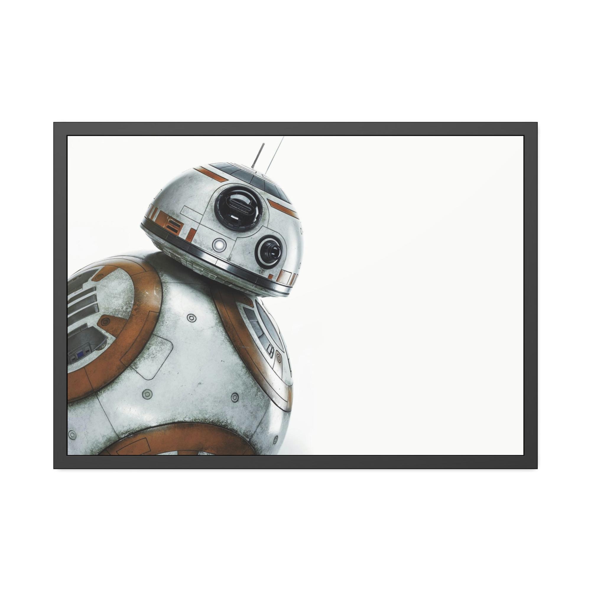 Star Wars Droid of Destiny: Framed Poster Print on Canvas Featuring the Star Wars Robot