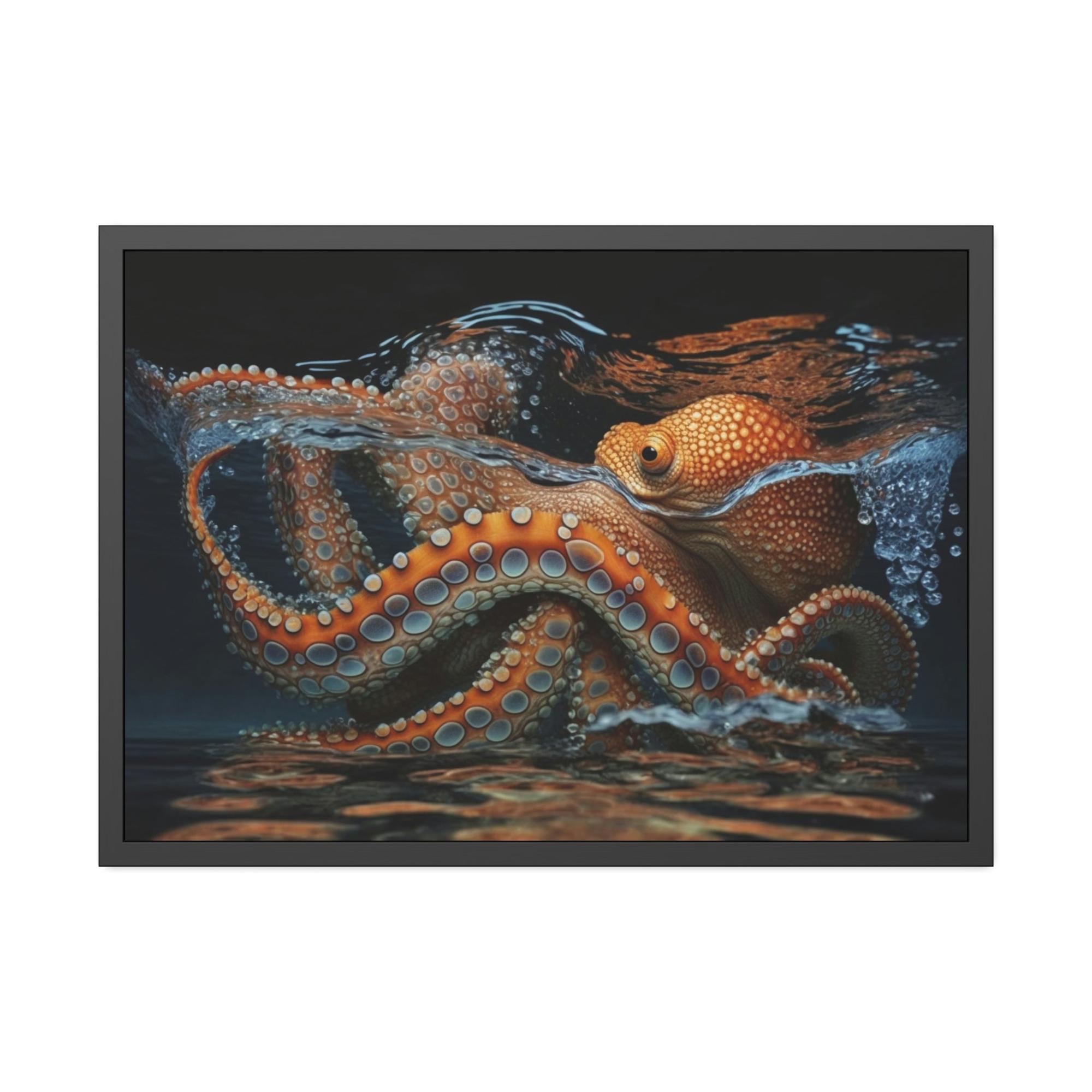 Octopuses Octopus Oasis: A Colorful Canvas Creation
