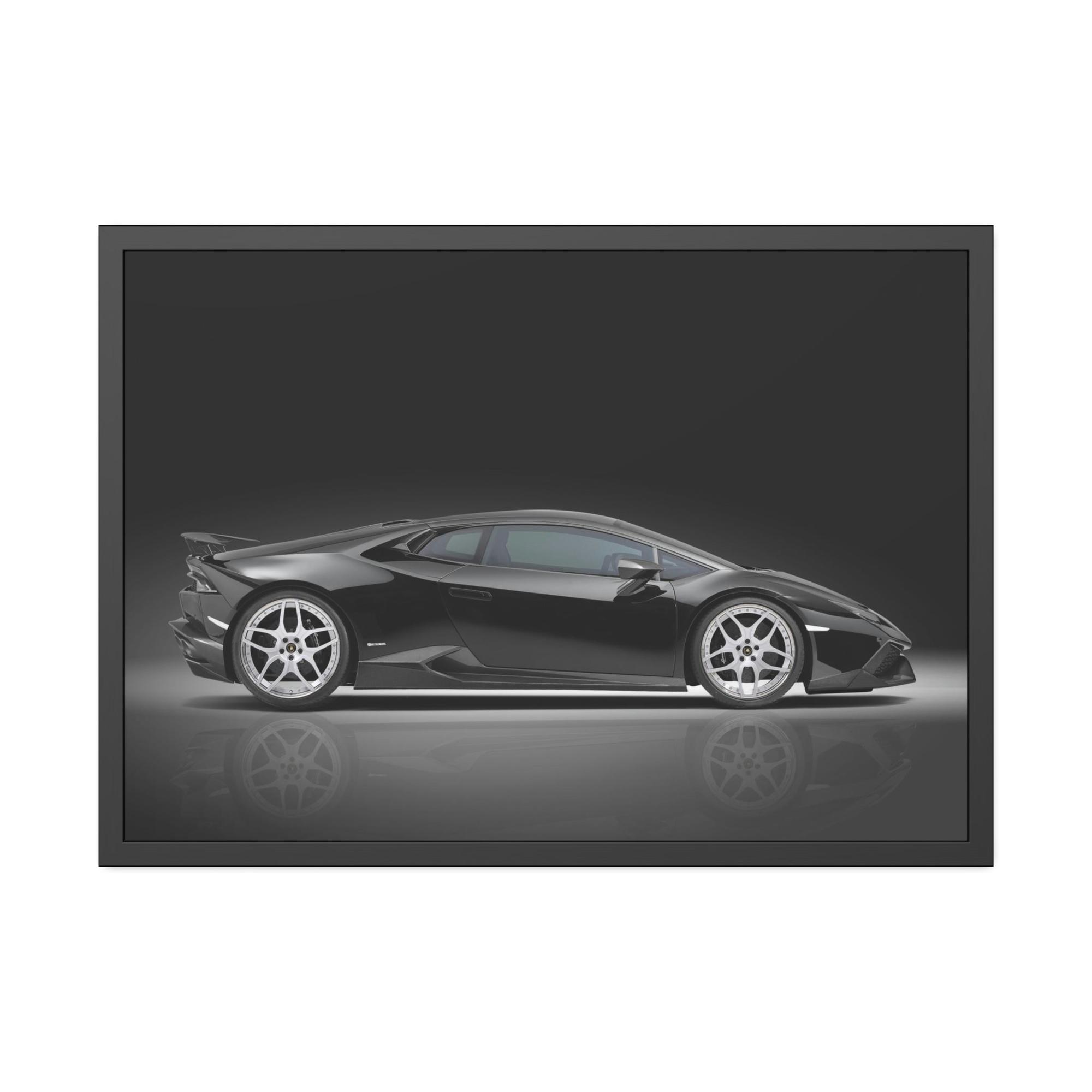 Lamborghini Artistic Rendering of a Lamborghini: Print on Canvas for Car Fans