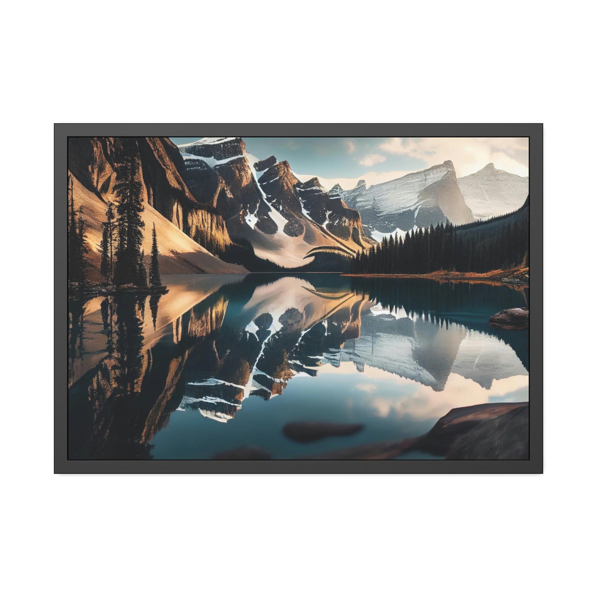 Lakes And Rivers Lakes and Riverscape: Wall Art of a Stunning Scenery on Natural Canvas