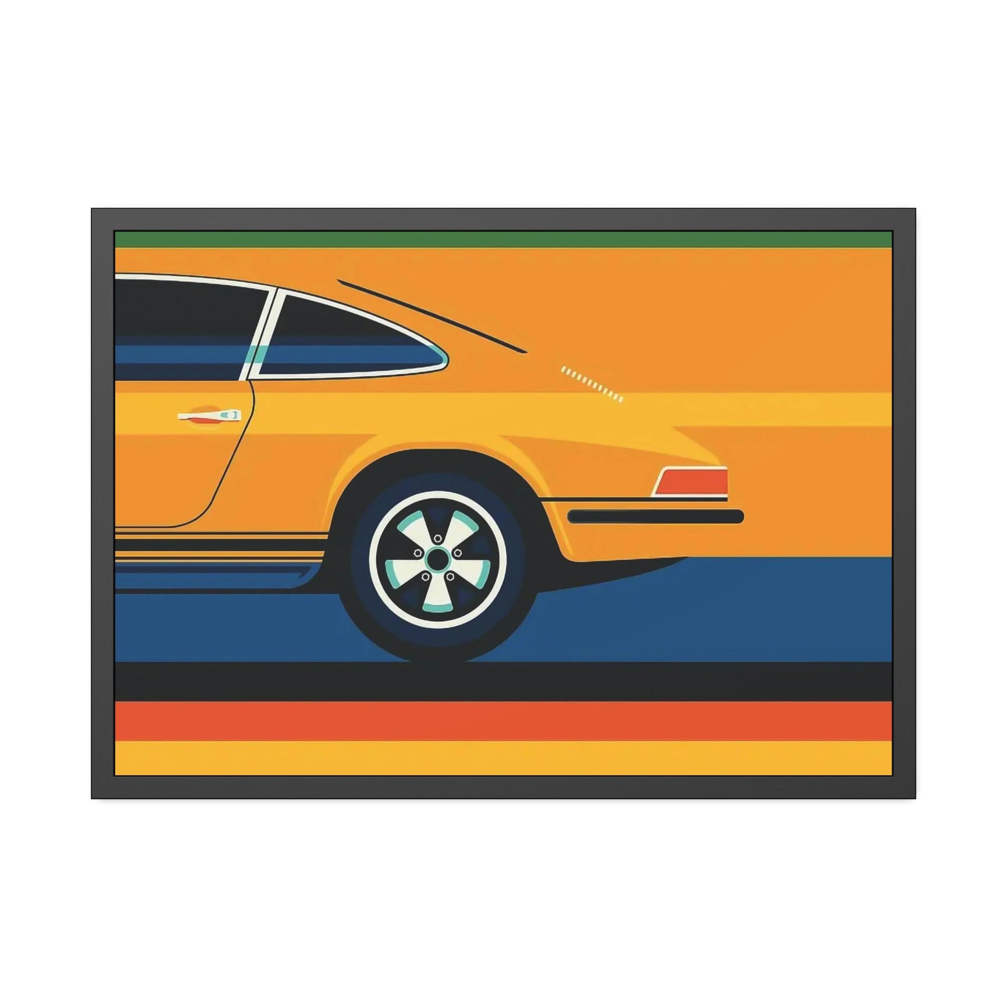 Porsche Porsche Canvas Print: Fine Art Poster for Luxury Car Lovers