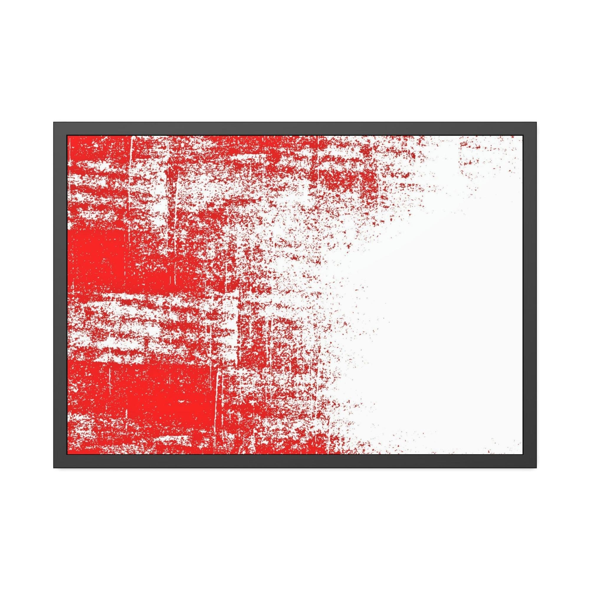 Red Abstract Art The Power of Red: Abstract Wall Art and Prints on Natural Canvas