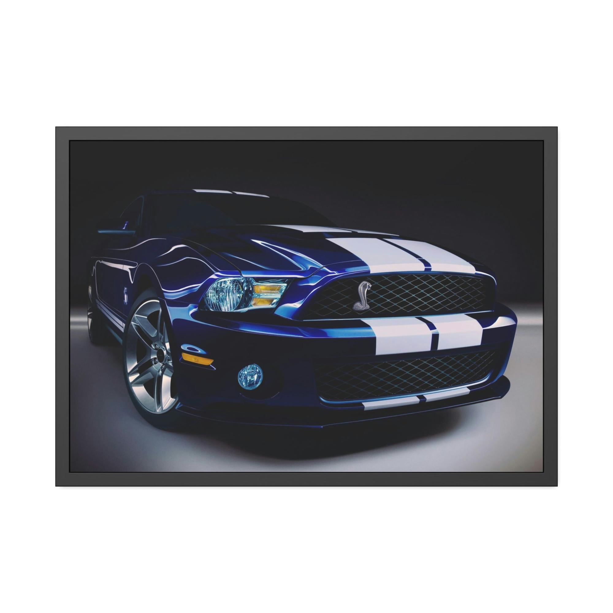 Mustang Mustang: Natural Canvas Wall Art and Framed Canvas & Poster Print