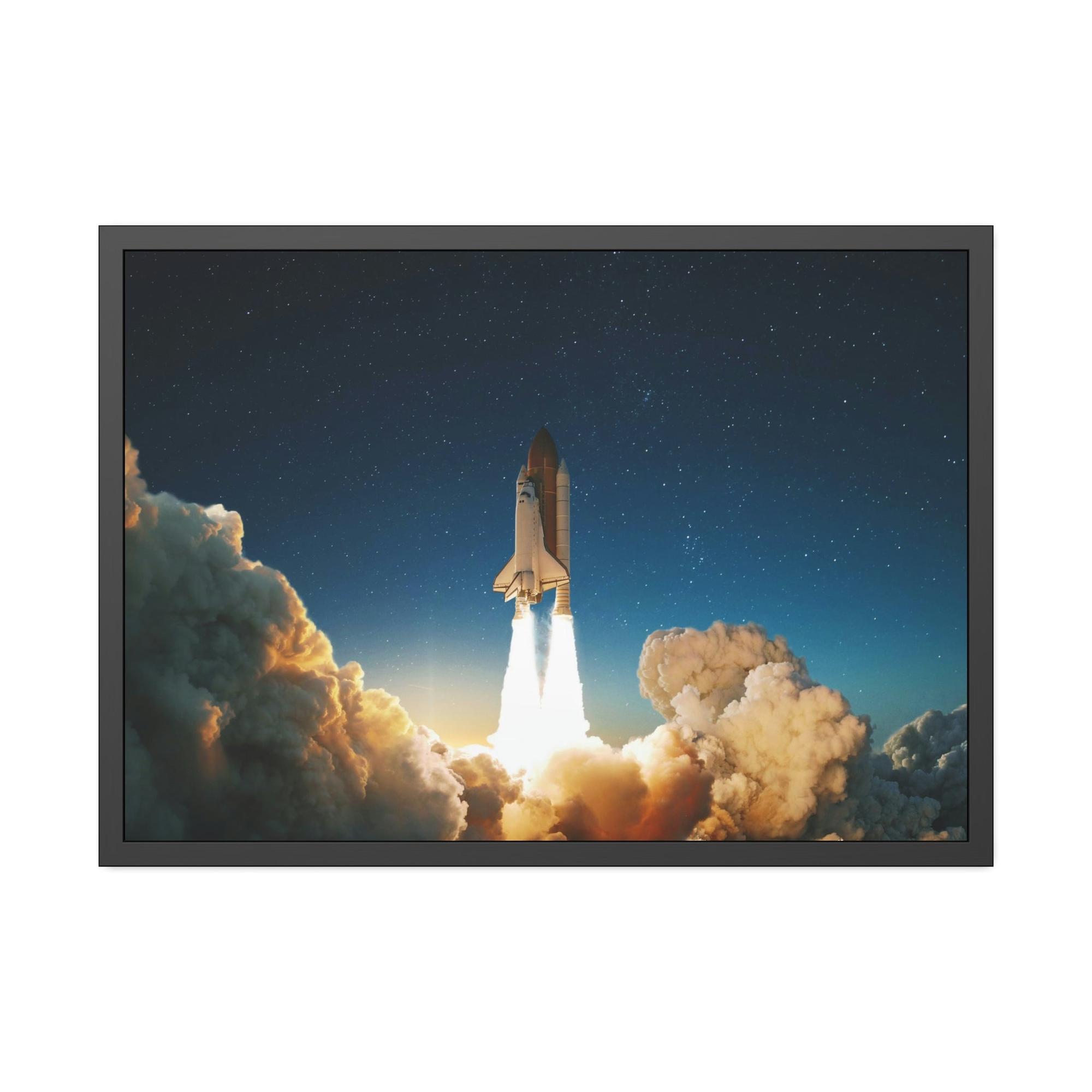 Nasa Beyond the Stratosphere: NASA-Themed Canvas