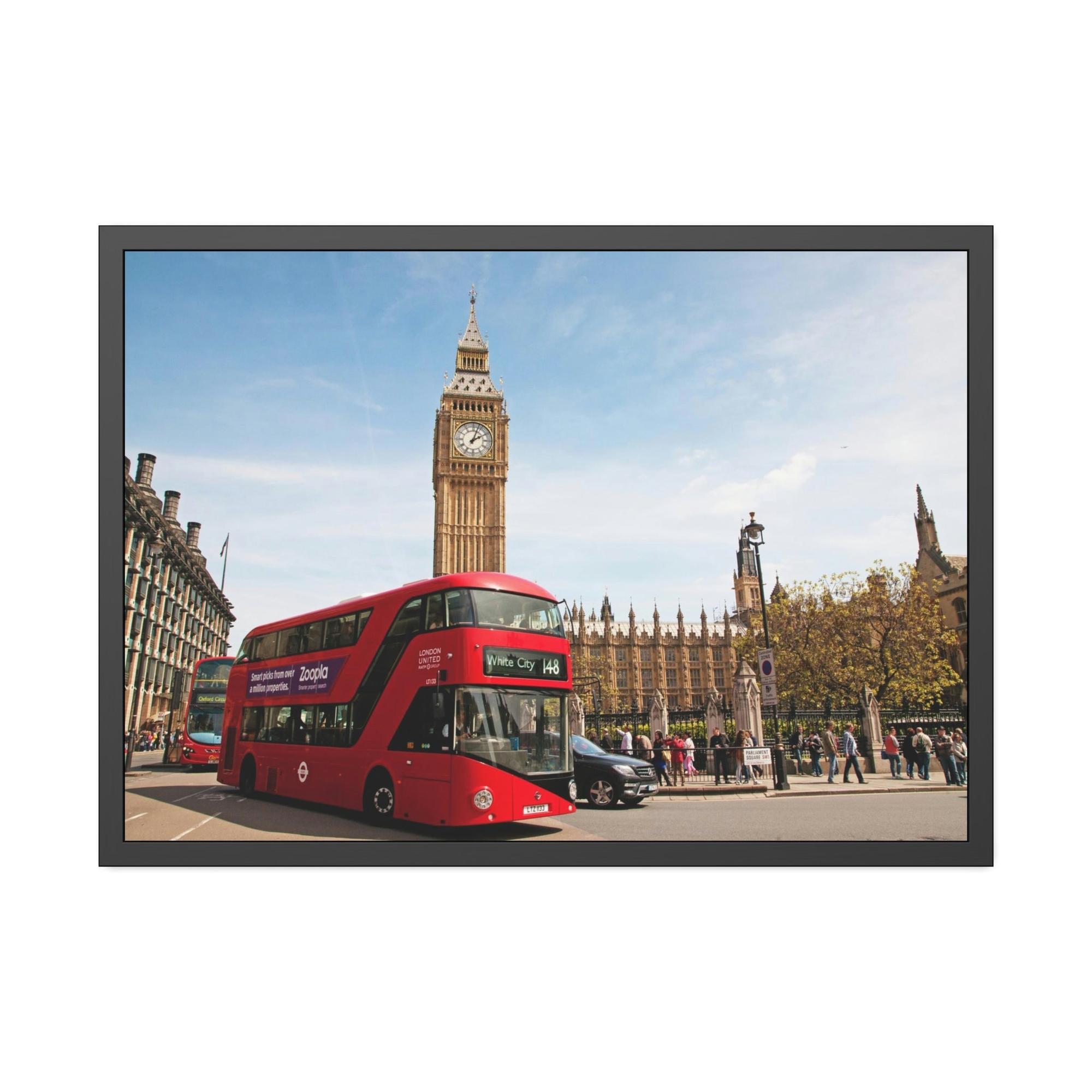 Bus The Artful Voyage: A Bus Journey on Canvas and Print