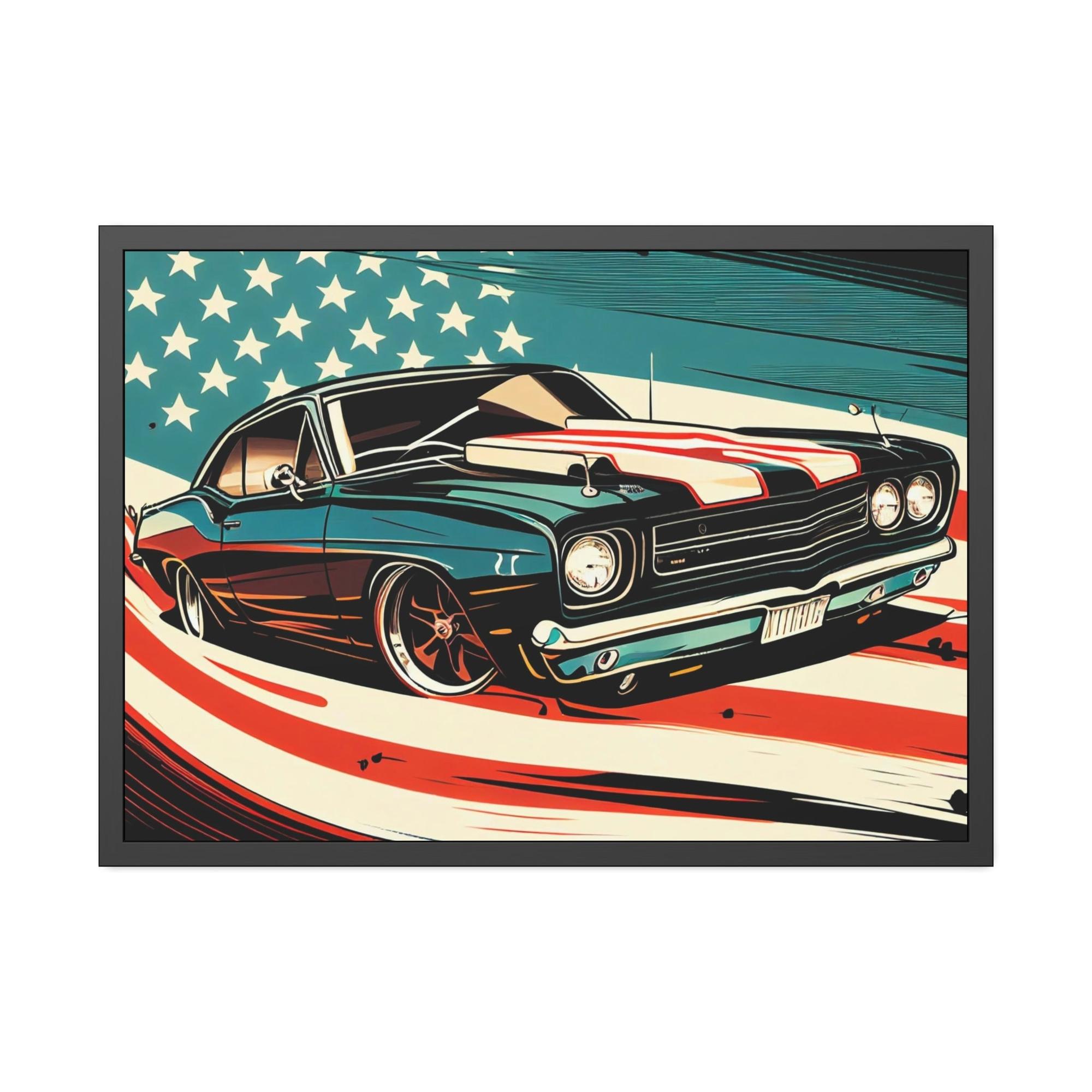 Mustang Free Spirit: Mustang Framed Wall Art and Canvas Print