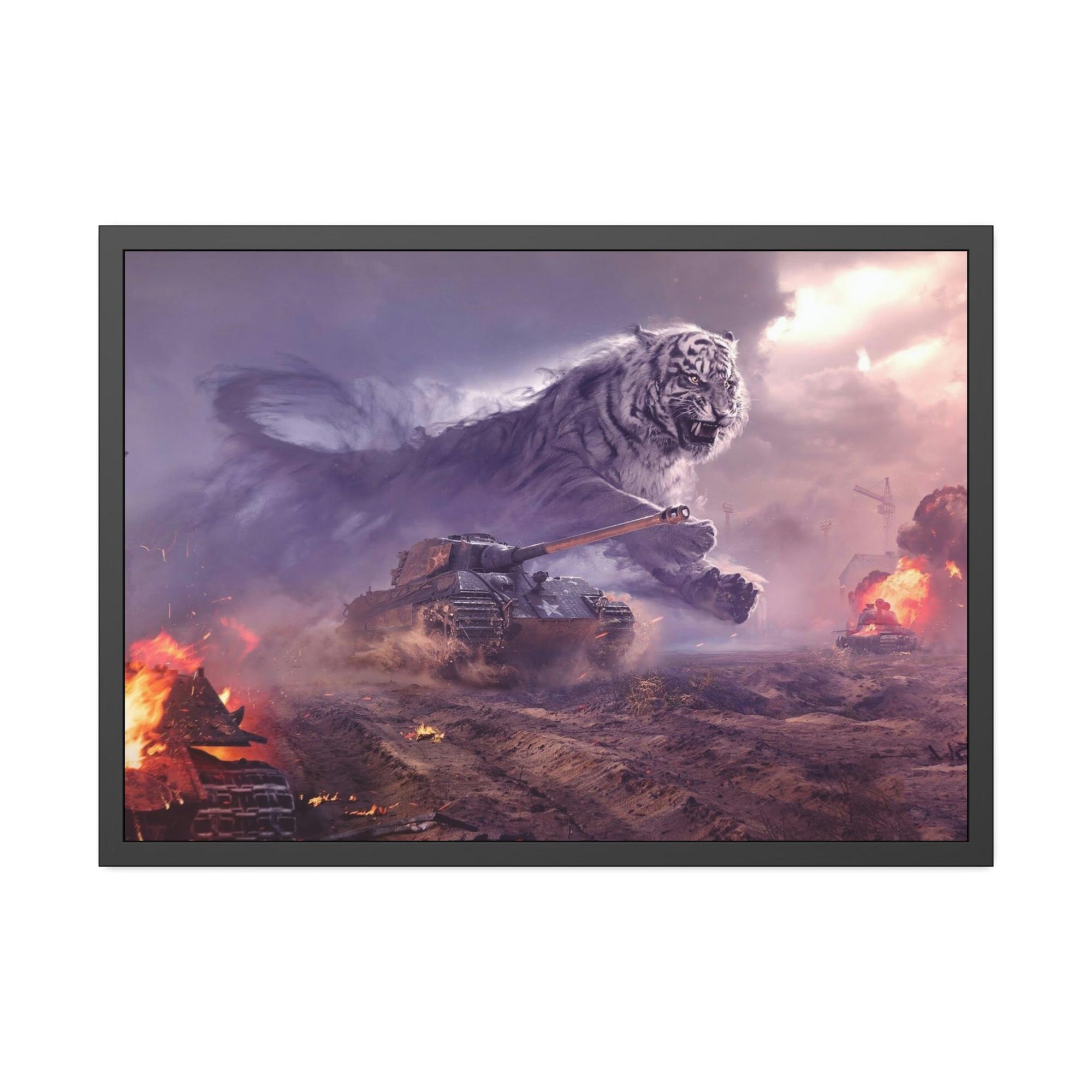 undefined Artillery in Action: Wall Art Bringing World of Tanks to Life