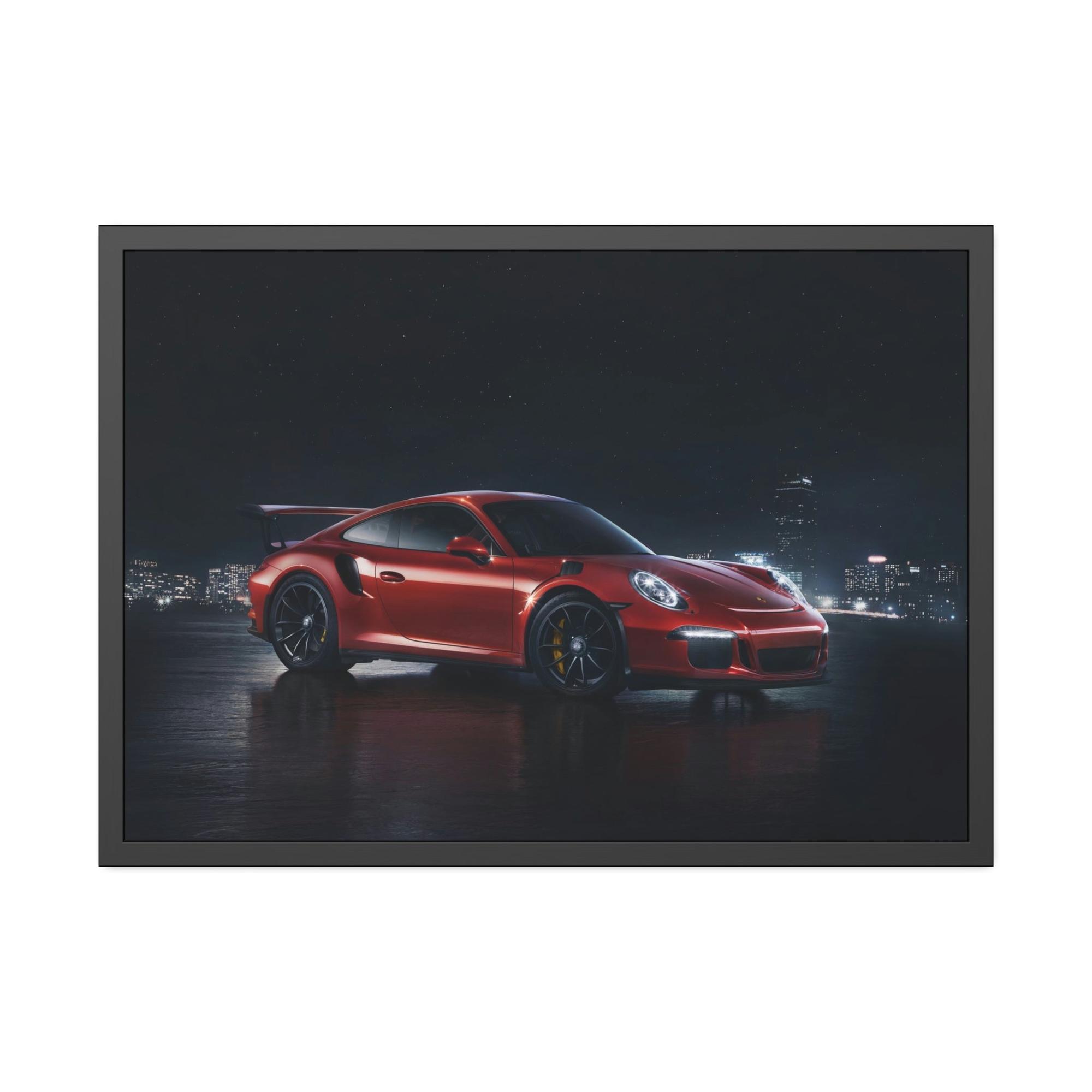 Porsche Racing Dreams: Poster & Canvas Print of a Porsche on the Track