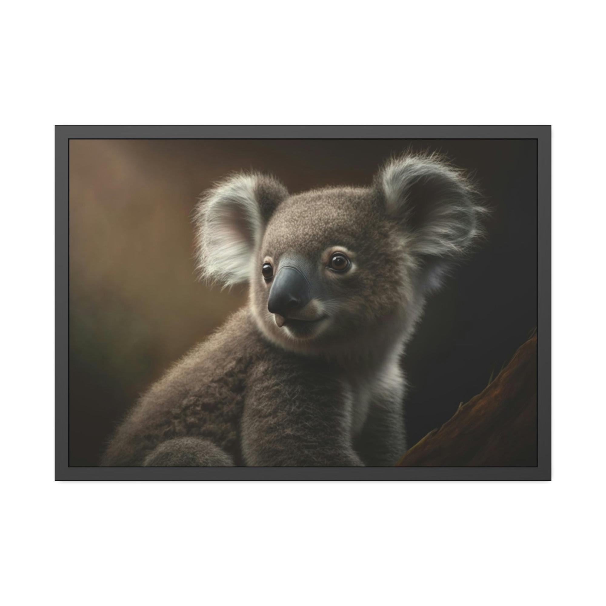 Koalas A Koala's Dream: A Whimsical Painting on Canvas