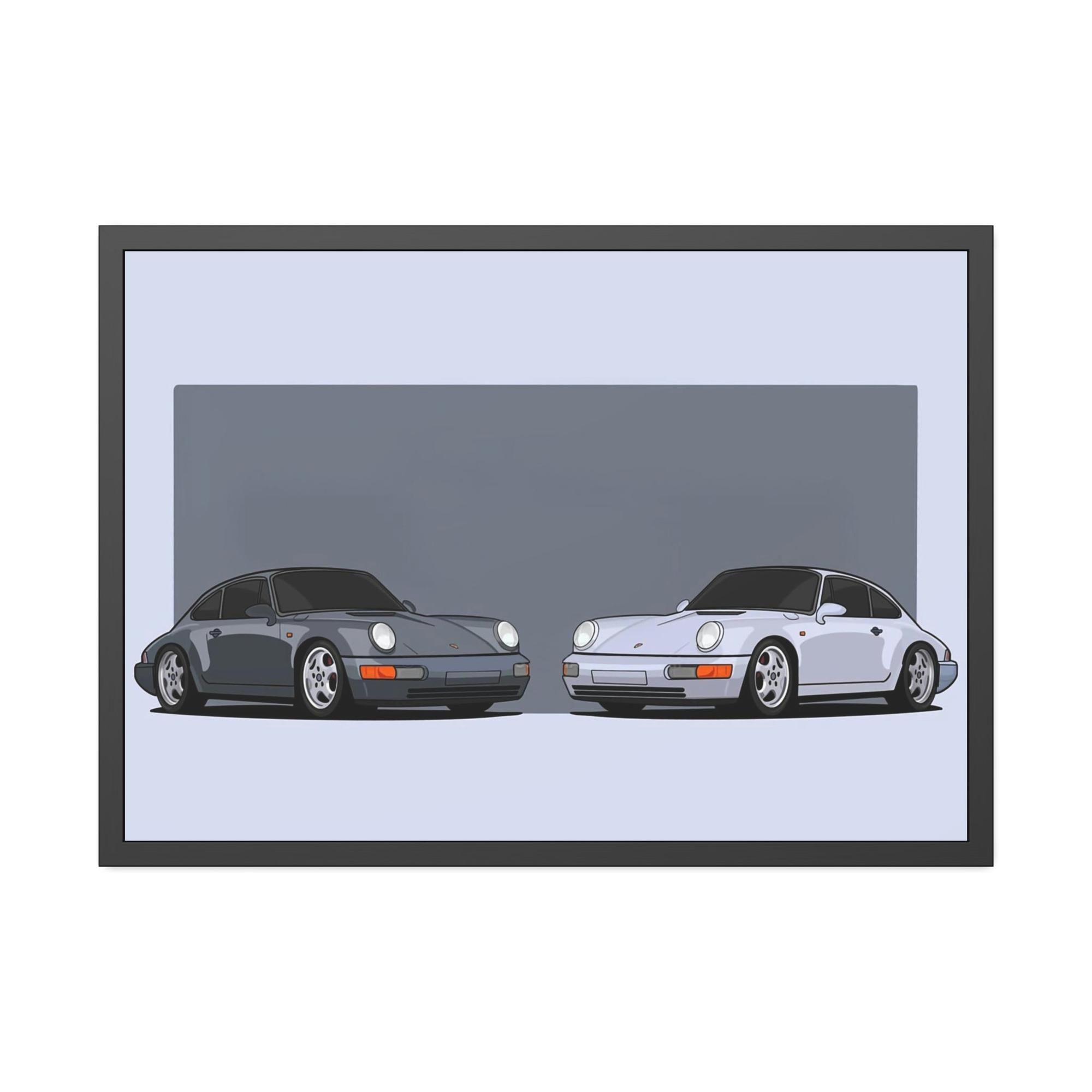 Porsche The Essence of Porsche: Canvas & Poster Wall Art Print for Car Enthusiasts