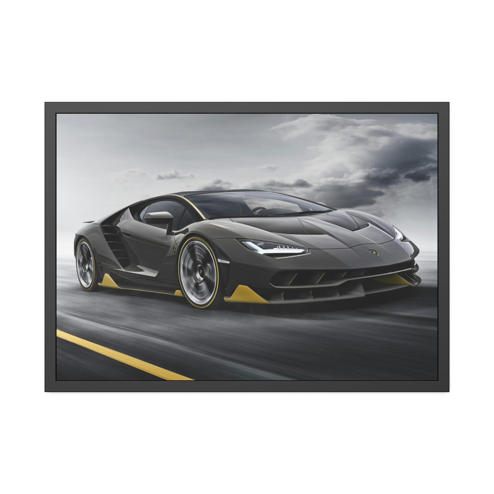 Lamborghini Italian Engineering Masterpiece: Canvas & Poster of a Lamborghini on High-Quality Print