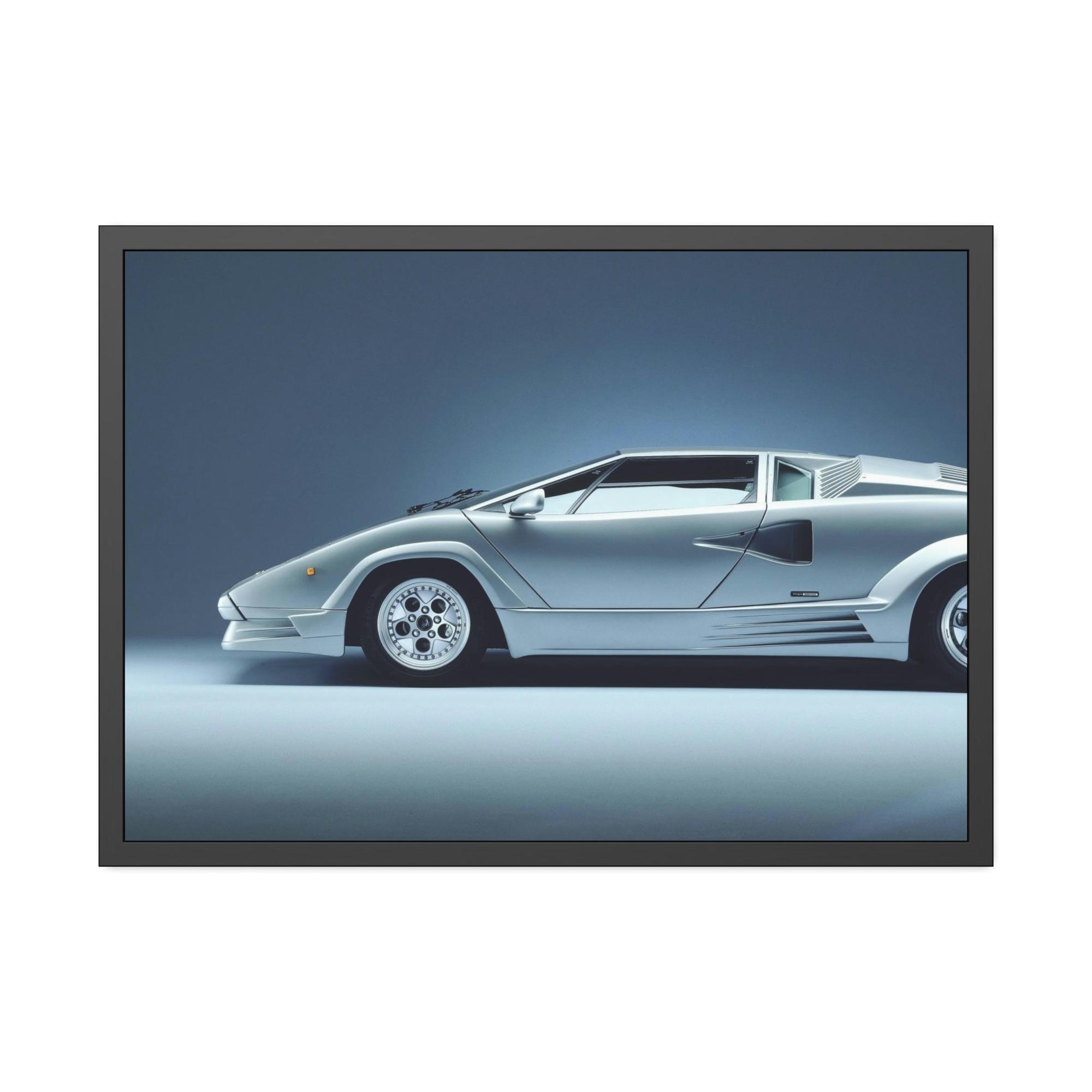 Lamborghini Sleek Supercar Beauty: Lamborghini Framed Canvas & Poster Art