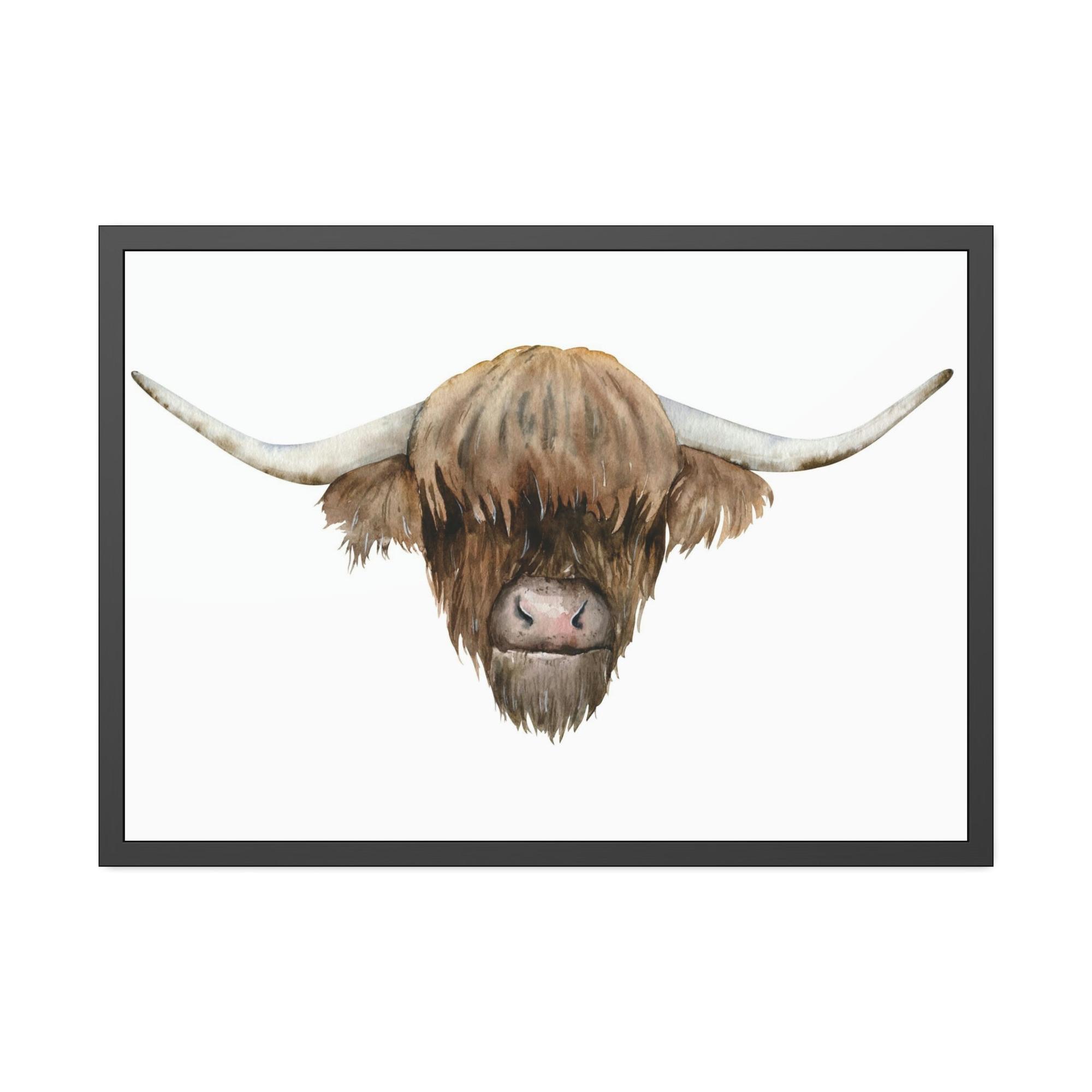 undefined Gentle Bovine Beauty: Cow Art for a Timeless Wall Art Statement