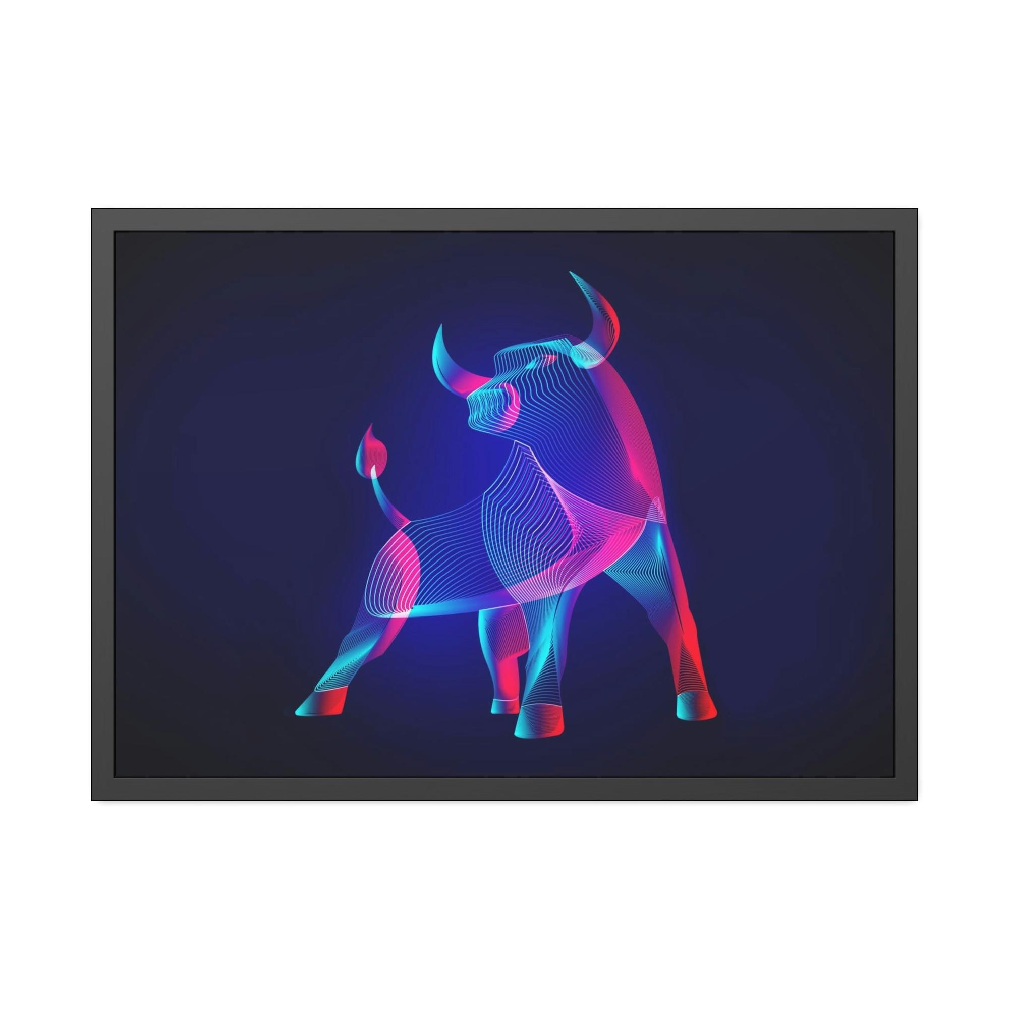 Neon Enchanted Expressions: Premium Canvas Prints for Exquisite Neon-themed Wall Decor