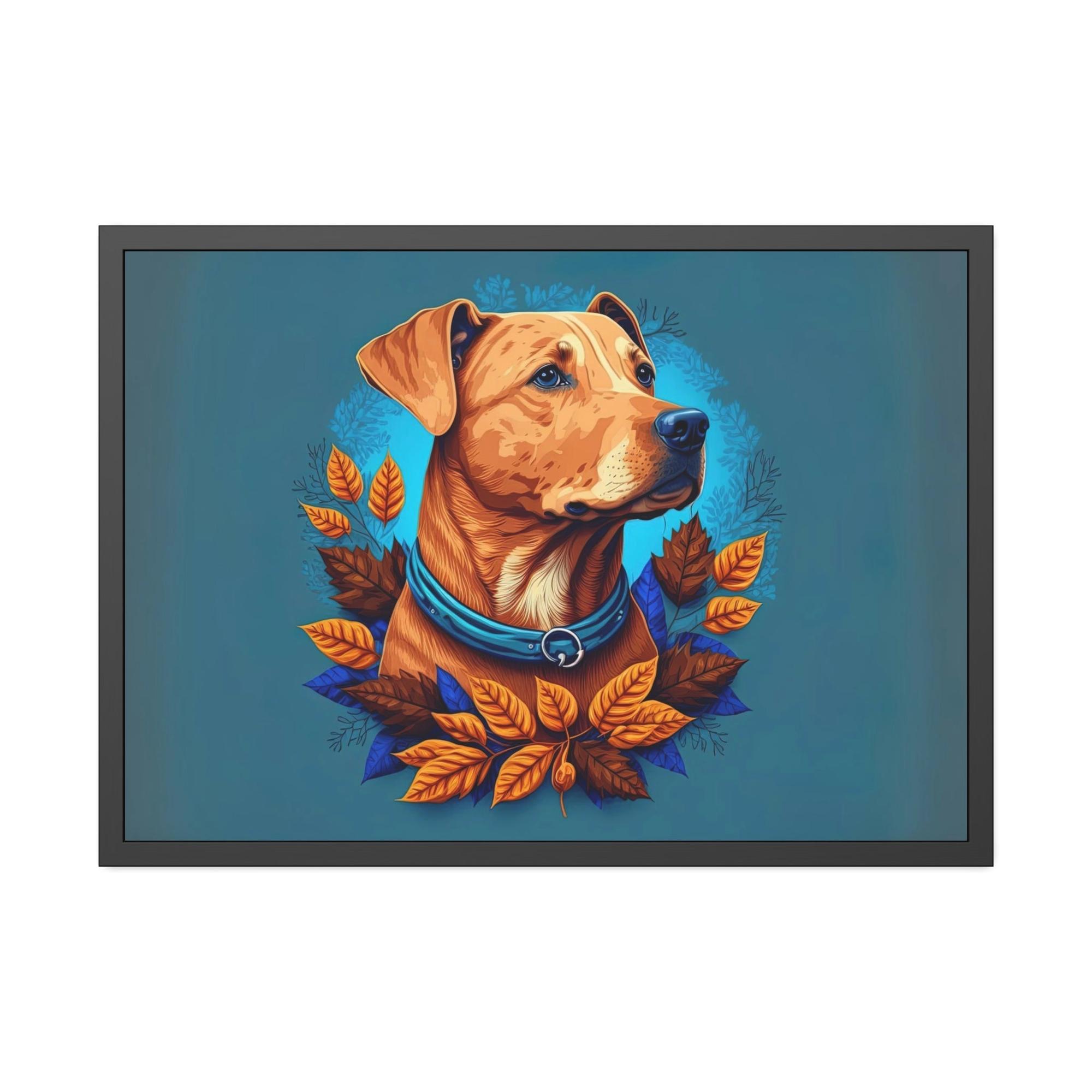 Dogs Puppy Love: Print on Canvas of Adorable Puppies on Framed Canvas