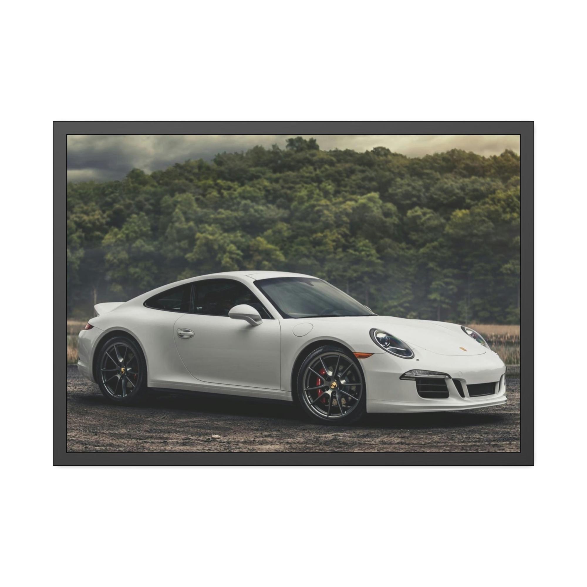 Porsche Porsche Power: Canvas & Poster Wall Art on Natural Canvas for Auto Aficionados