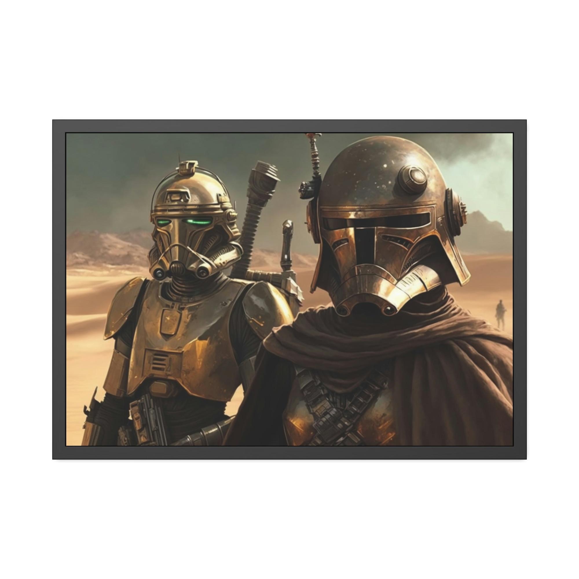 Star Wars Interstellar Adventure: Print Canvas Art with Star Wars Theme