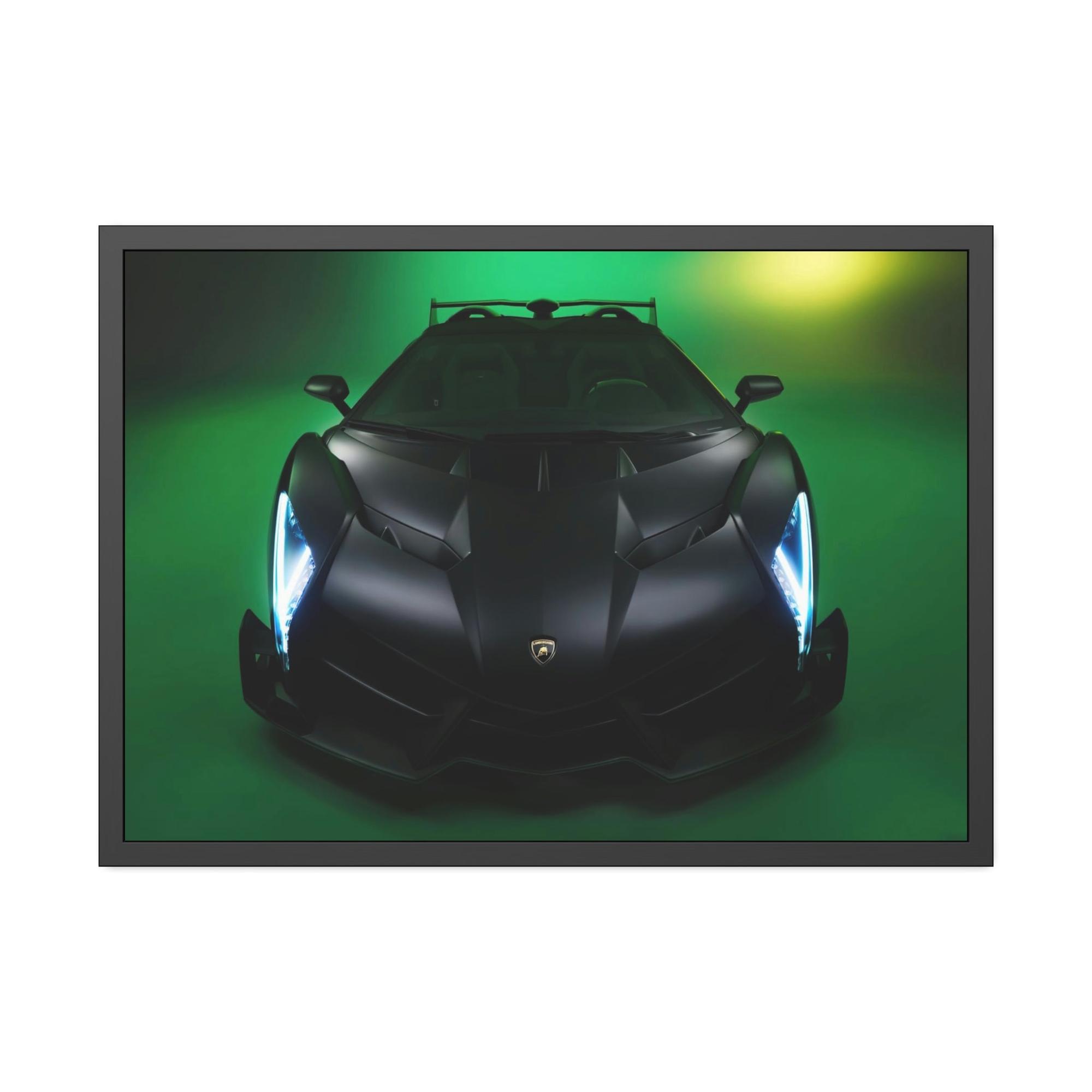 Porsche Bold and Beautiful: Natural Canvas and Framed Posters of Porsche Supercars