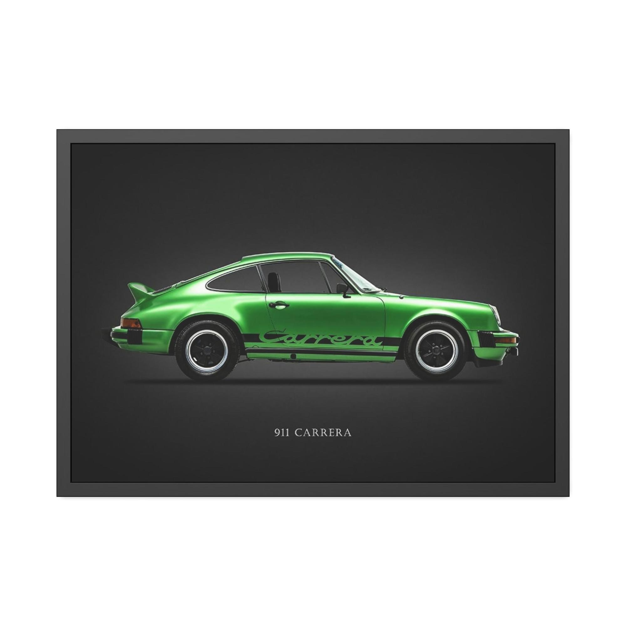 Porsche Natural Canvas Porsche Print: Elegant Wall Art for Car Collectors