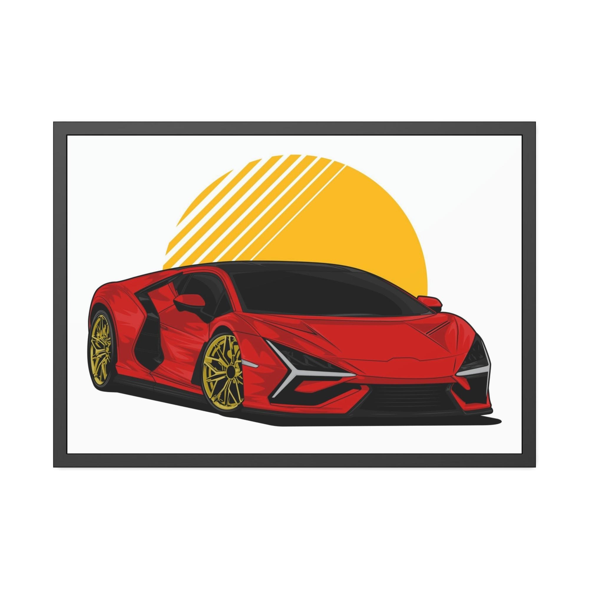 undefined Lamborghini's Roar: High-Quality Canvas & Poster Wall Art