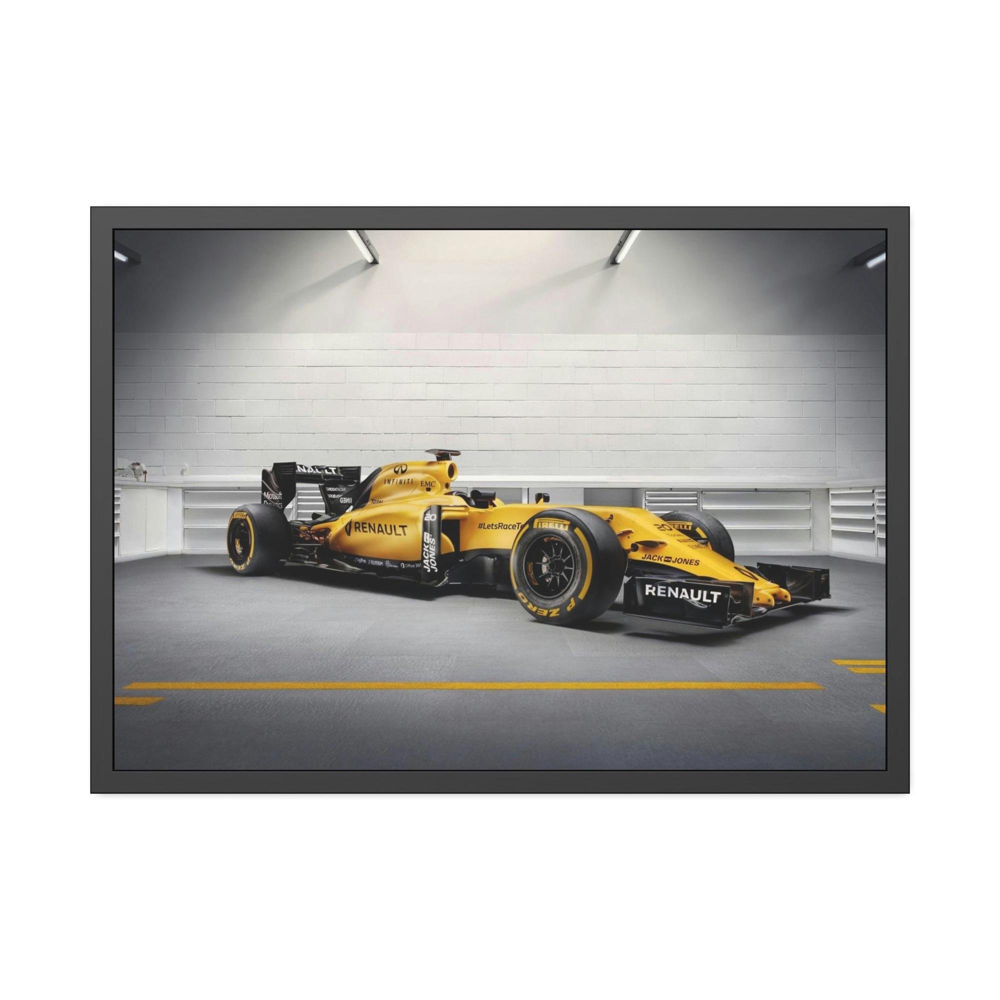 F1 Racing Dreams Unleashed: F1 Framed Canvas and Poster Art for Car Lovers