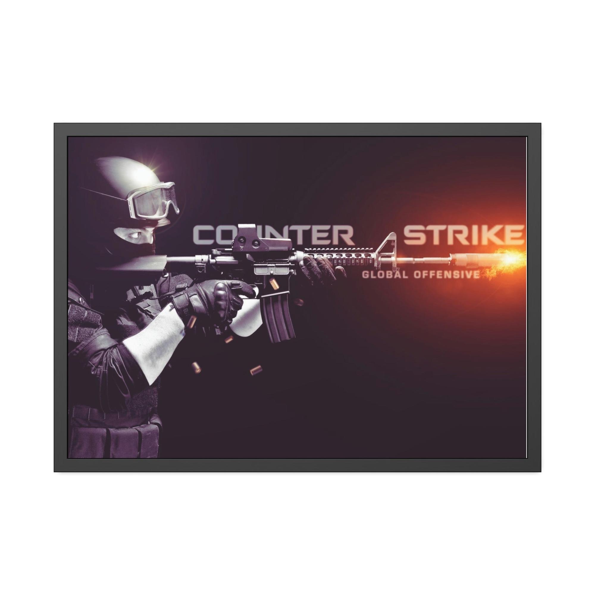 Counter Strike Engage and Conquer: Dynamic Counter Strike Wall Art on Canvas & Poster