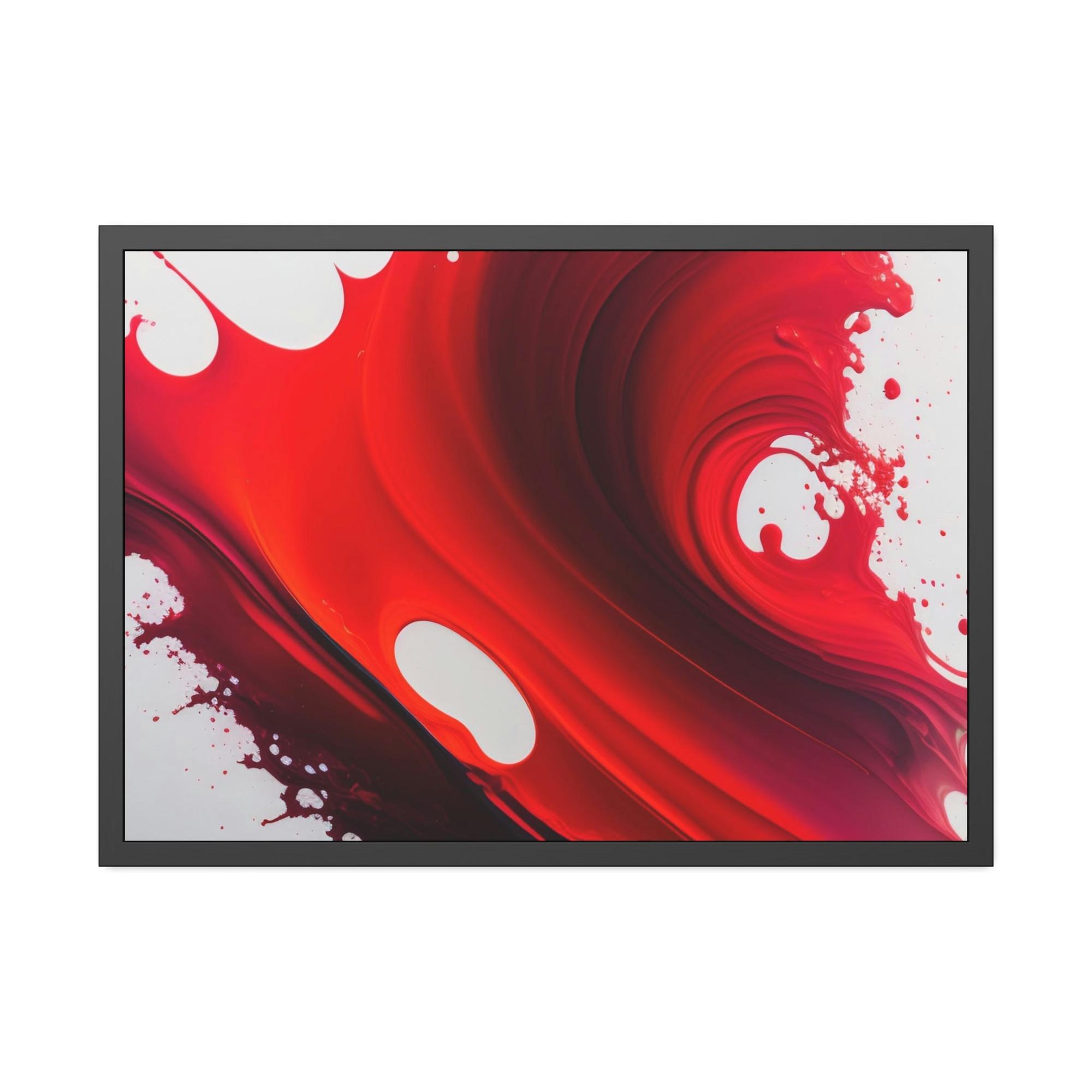 Red Abstract Art The Art of Energy: Red Abstract Wall Art and Framed Posters & Canvas