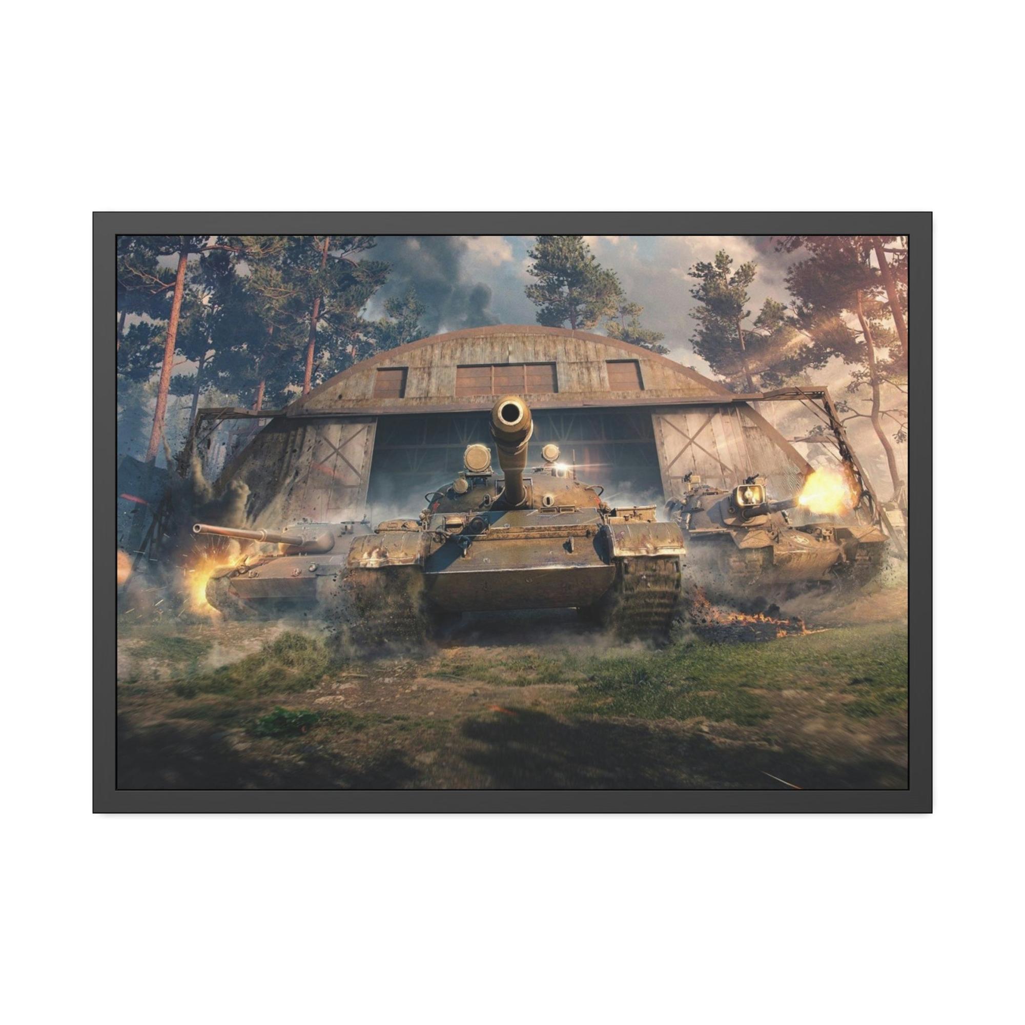 World Of Tanks Steel Titans Clash: World of Tanks Сanvas Wall Art for Your Space