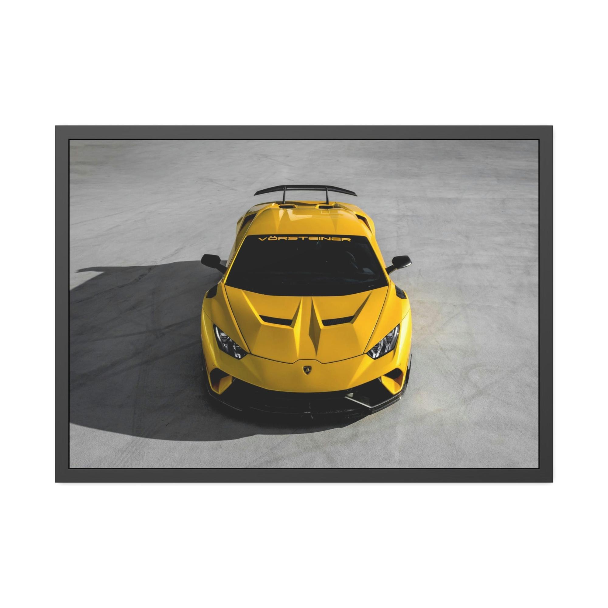 Lamborghini Italian Masterpiece on Canvas & Poster: Striking Print of Lamborghini