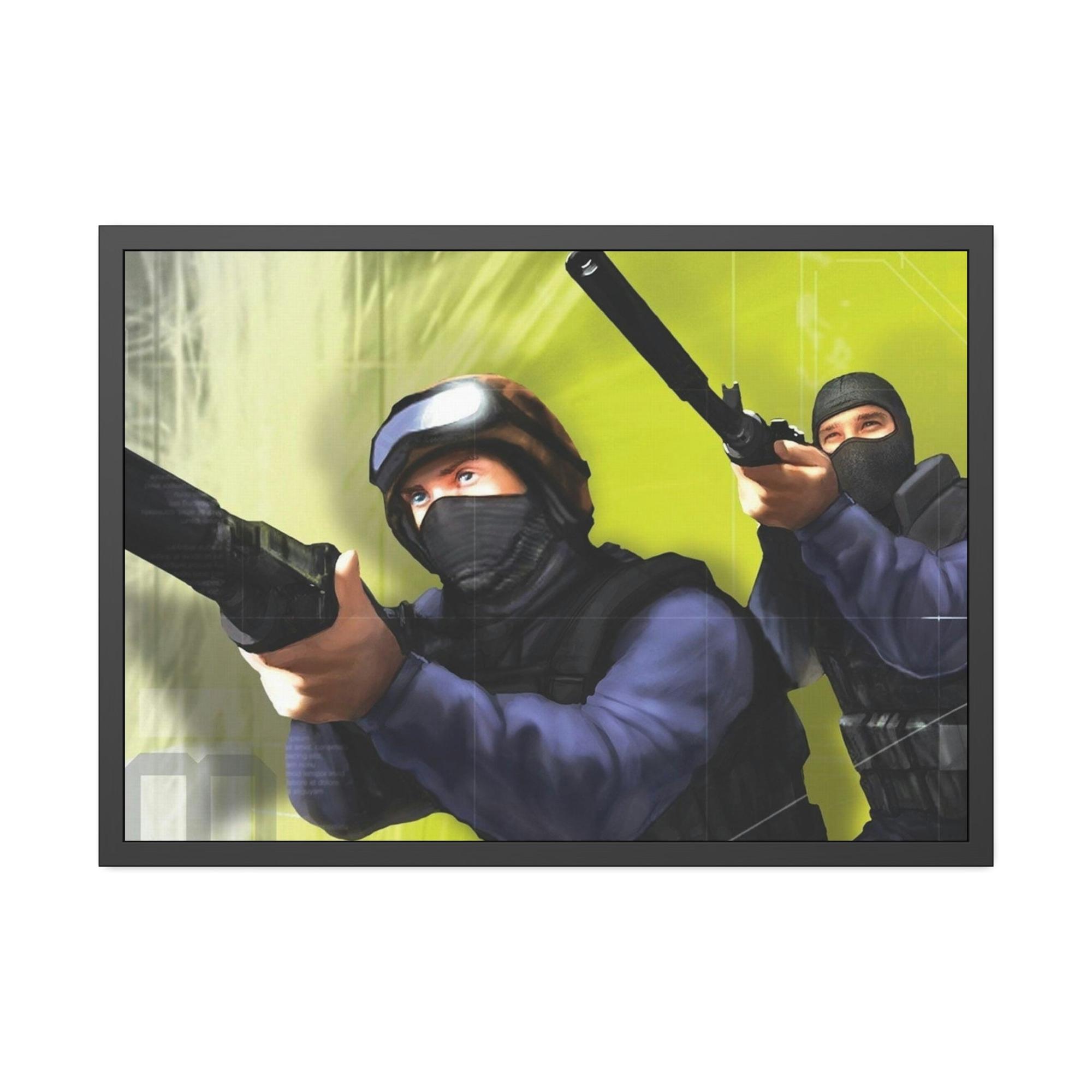 Counter Strike Virtual Heroes: Captivating Counter Strike Print on Canvas & Poster