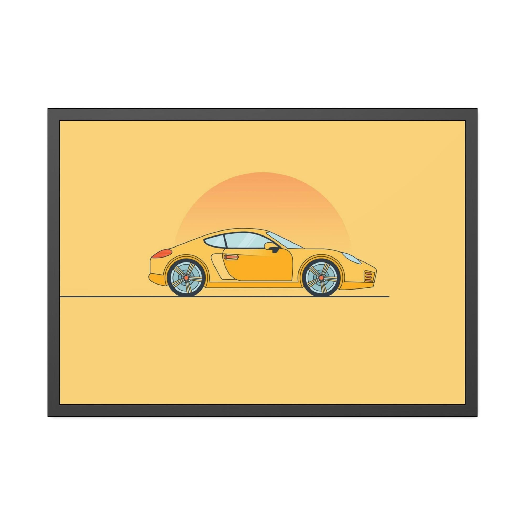 Porsche Racing Heritage: Framed Canvas & Poster Art Featuring Porsche Legends