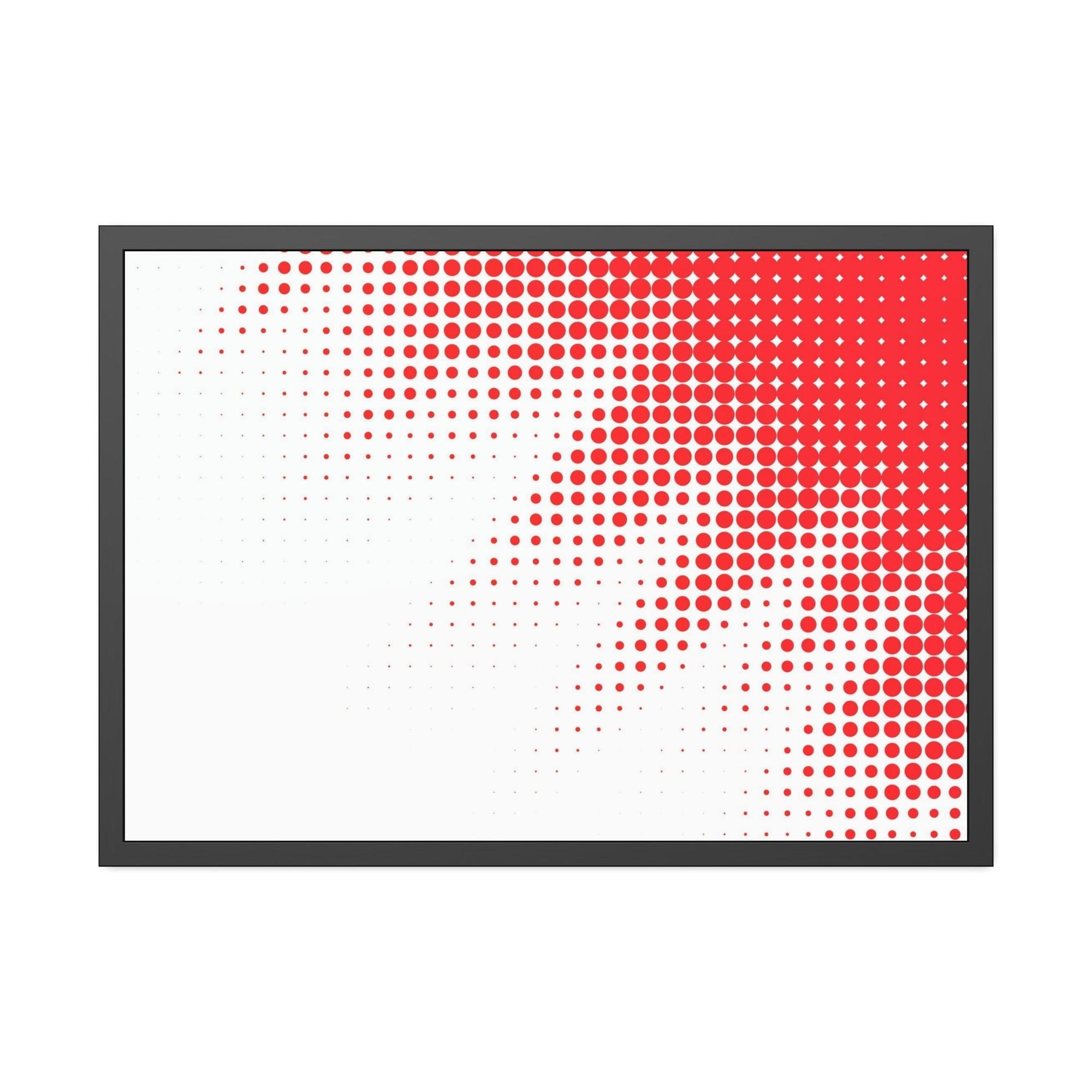 Red Abstract Art The Art of Vibrancy: Red Abstract Framed Canvas and Poster
