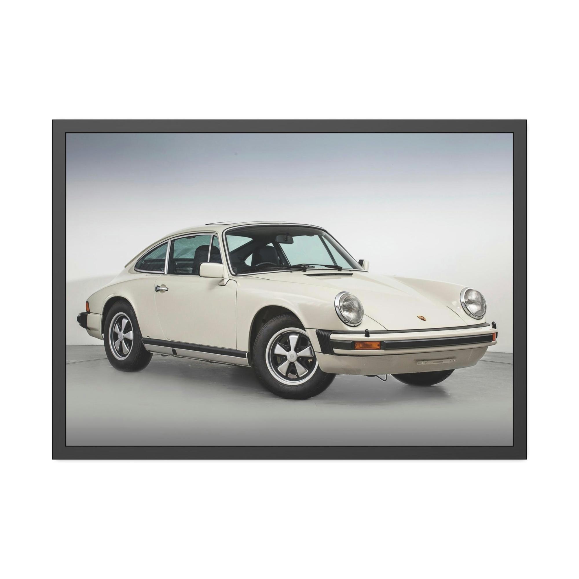 Porsche Classic Porsche Beauty: Framed Canvas Art for Car Collectors