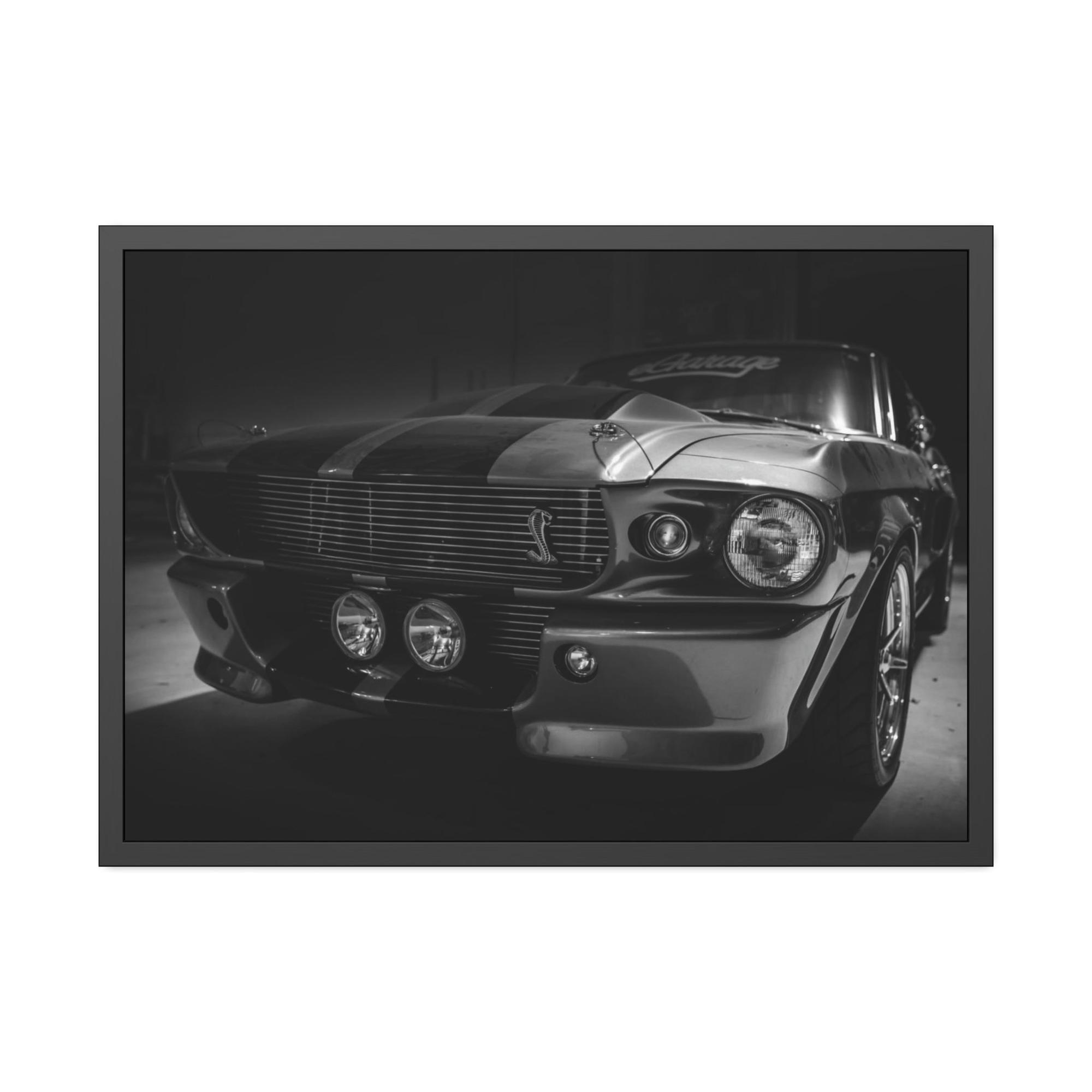 Mustang Art of Velocity: Mustang Sports Car Art on Canvas for Auto Enthusiasts