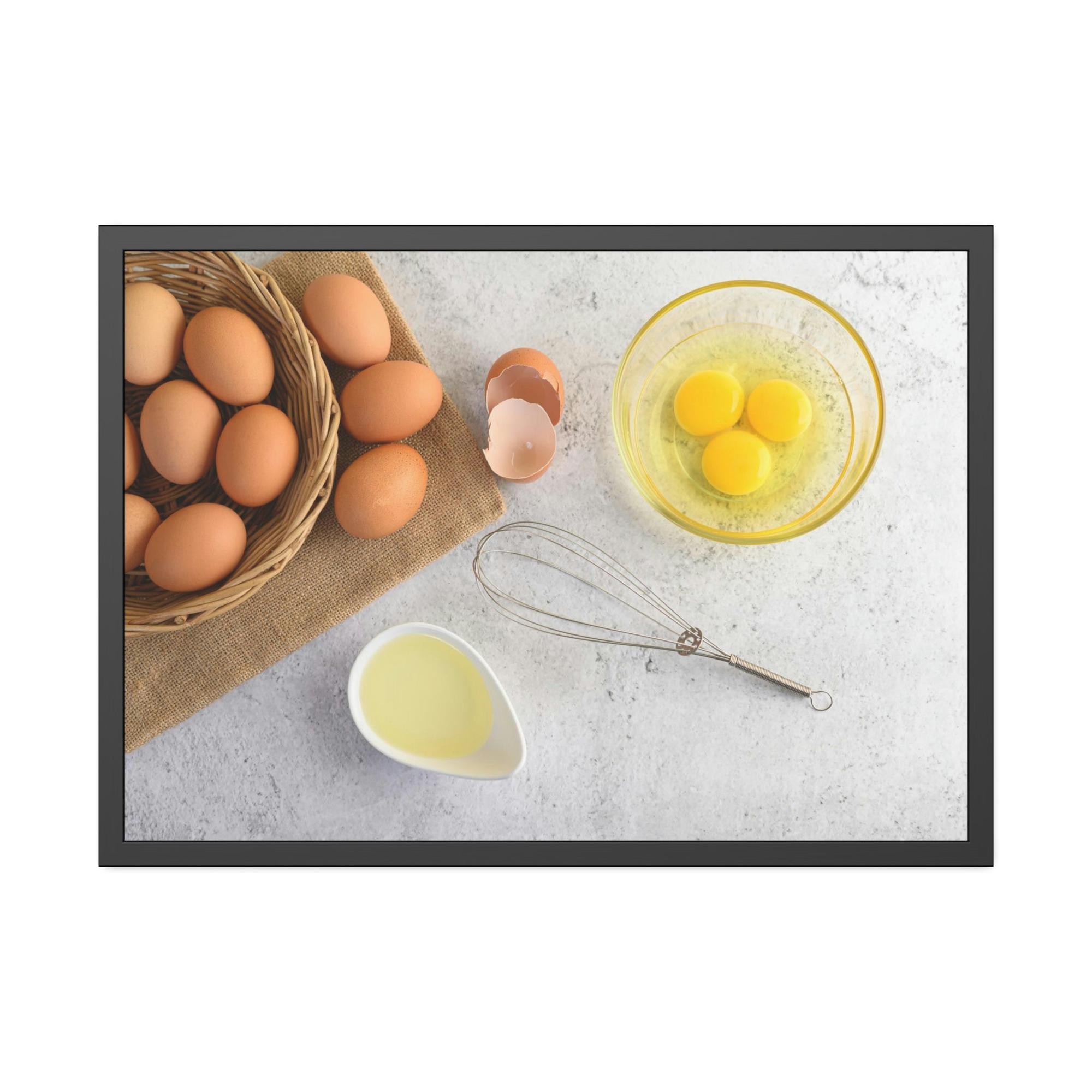 Eggs Egg-sploration of Fantasy: A Whimsical Painting of Eggs in a Dreamlike World