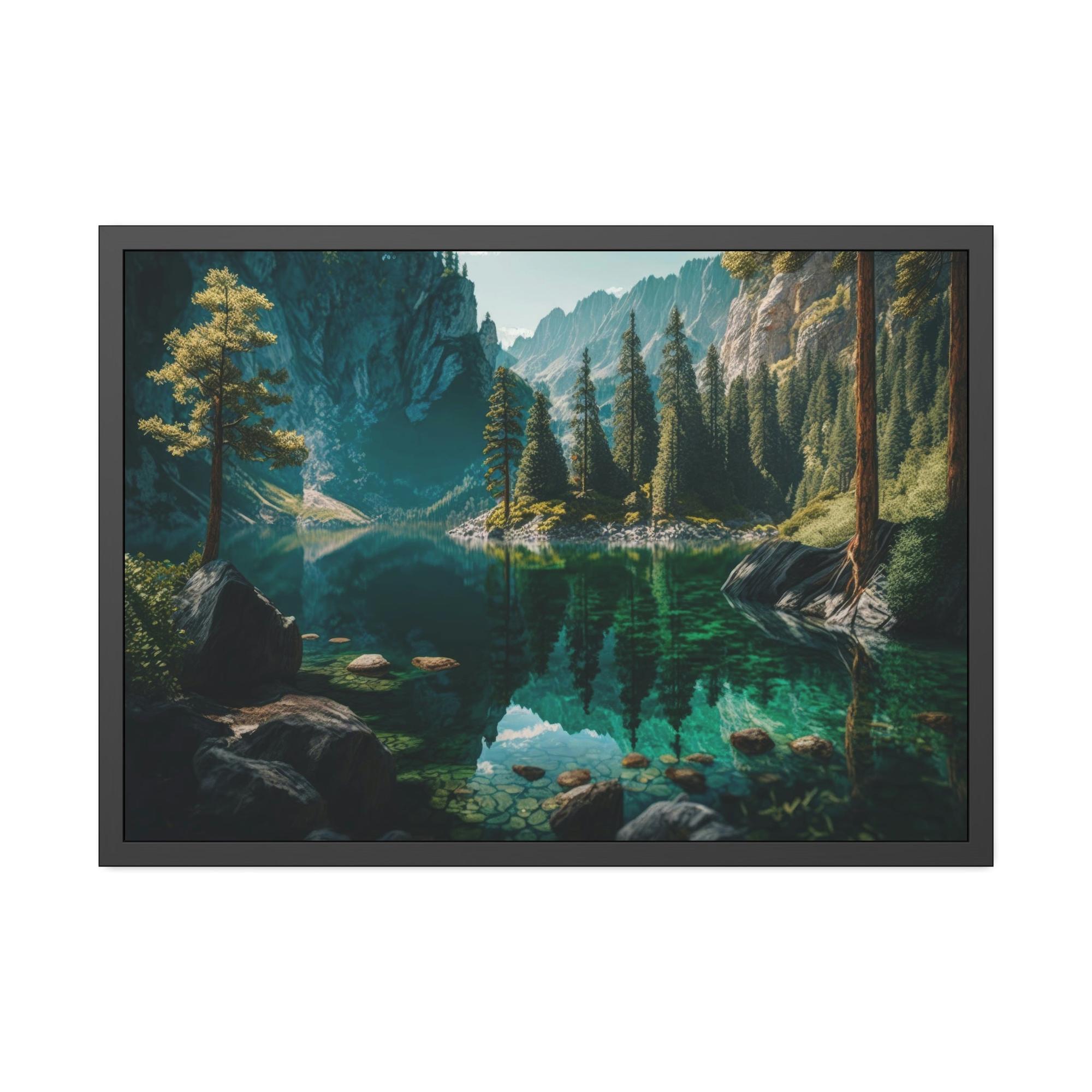 undefined Flowing Beauty: Wall Art and Canvas Print of Lakes and Rivers