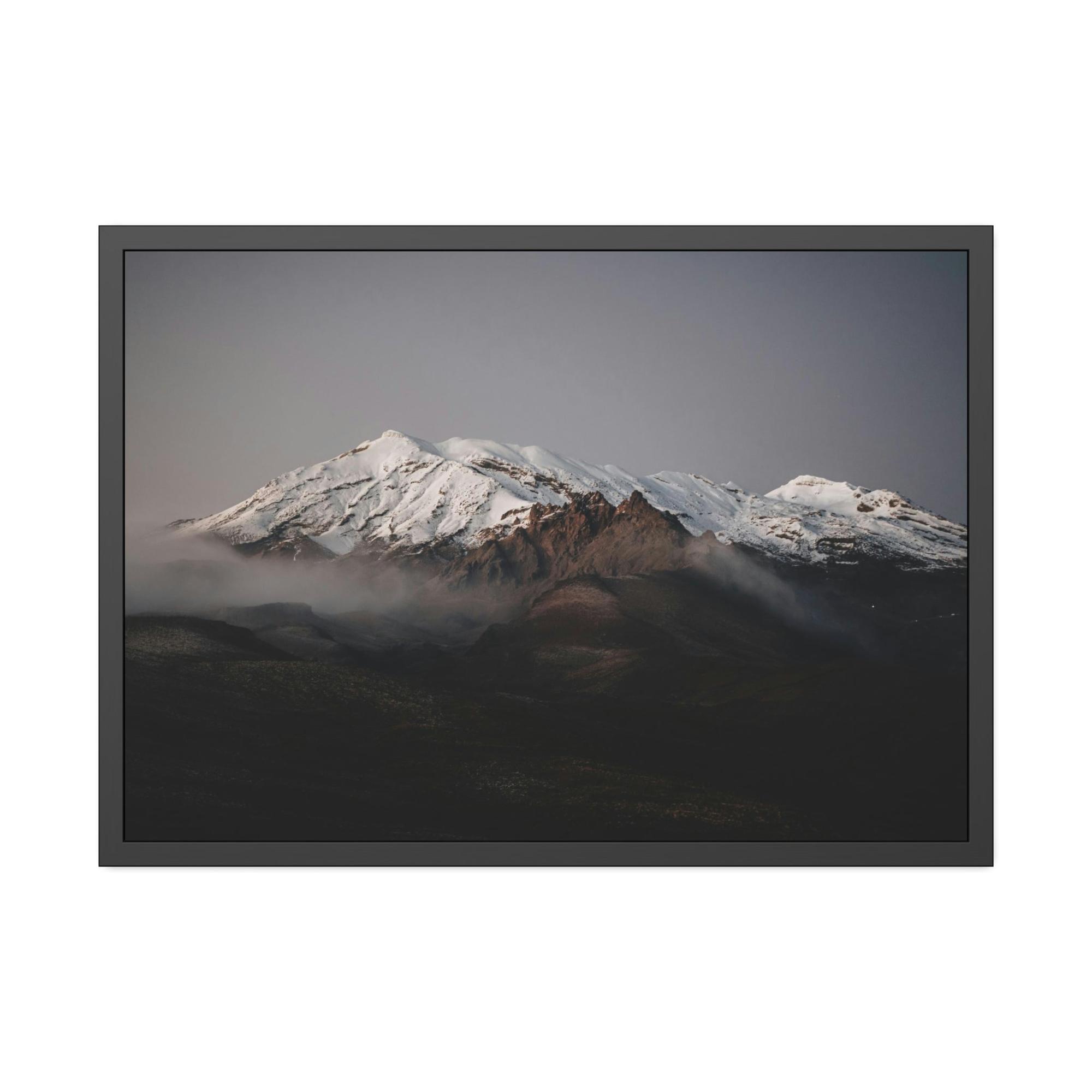 Mountains The Magnificence of Mountains: A Panoramic View on Canvas