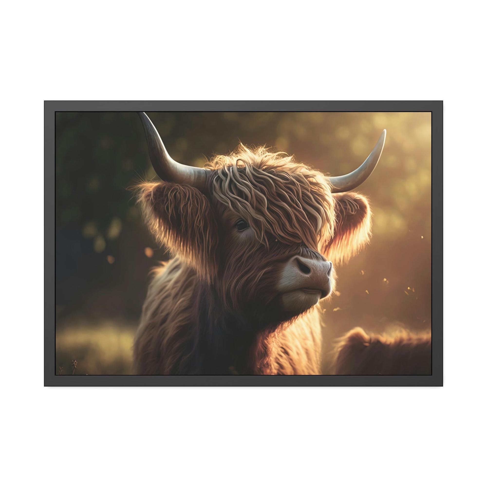 Cows Farmhouse Chic: Cow on Canvas for a Stylish and Elegant Wall Art Accent