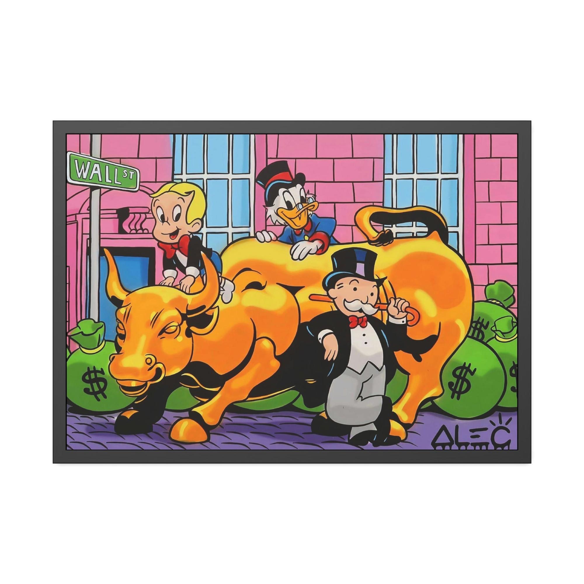 Monopoly & Motivation Urban Art with a Twist: Alec Monopoly's Framed Canvas & Poster Prints
