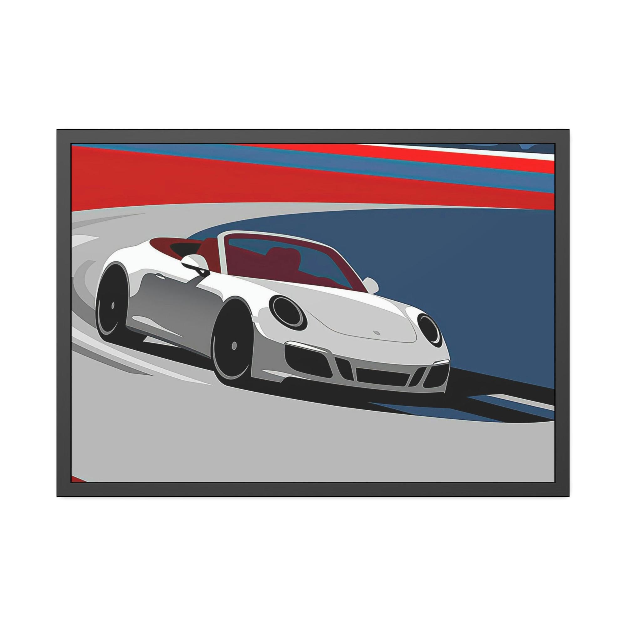 Porsche Speed and Style: Stunning  Canvas & Poster Wall Art of Porsche