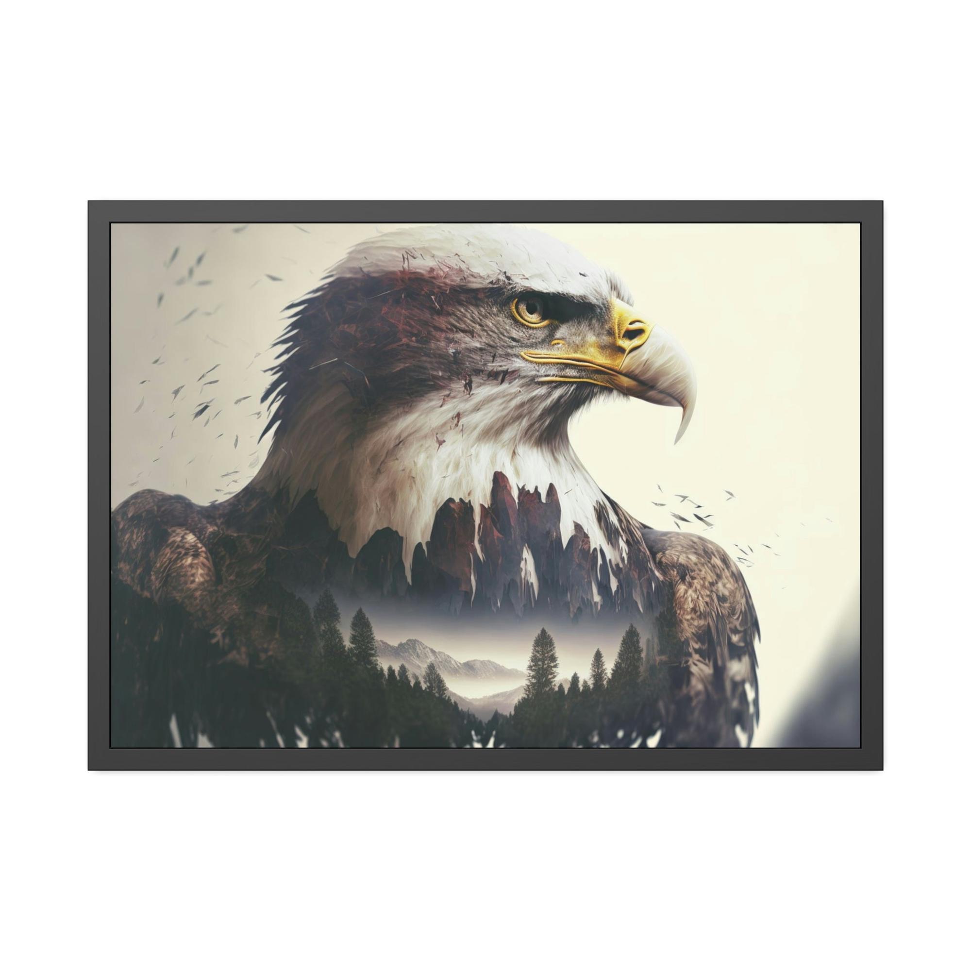 undefined Eagle's Grace Unveiled: Poster & Canvas Exuding Majestic Beauty
