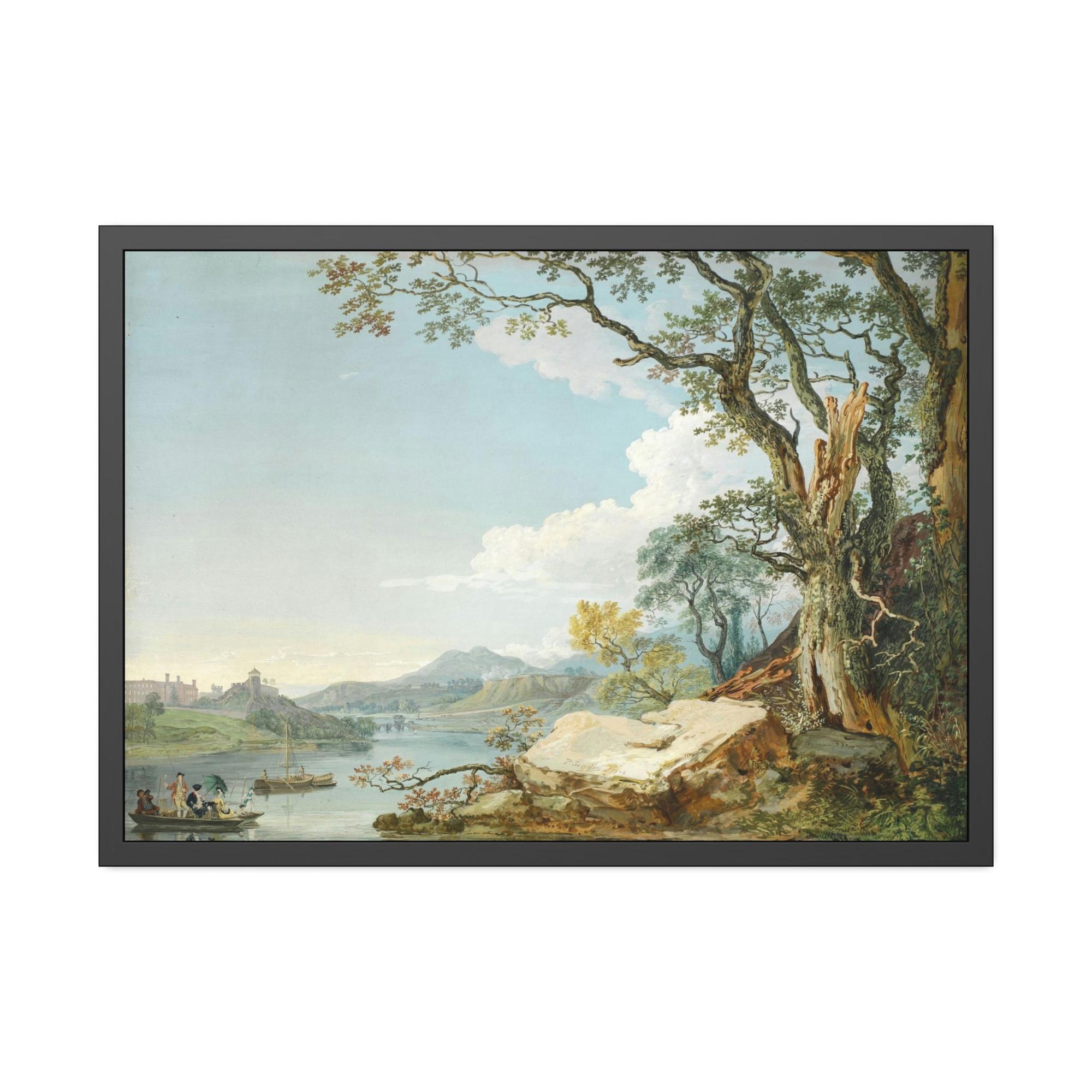 Lakes And Rivers Captivating Waterways: Framed Canvas and Poster Print of Lakes and Rivers