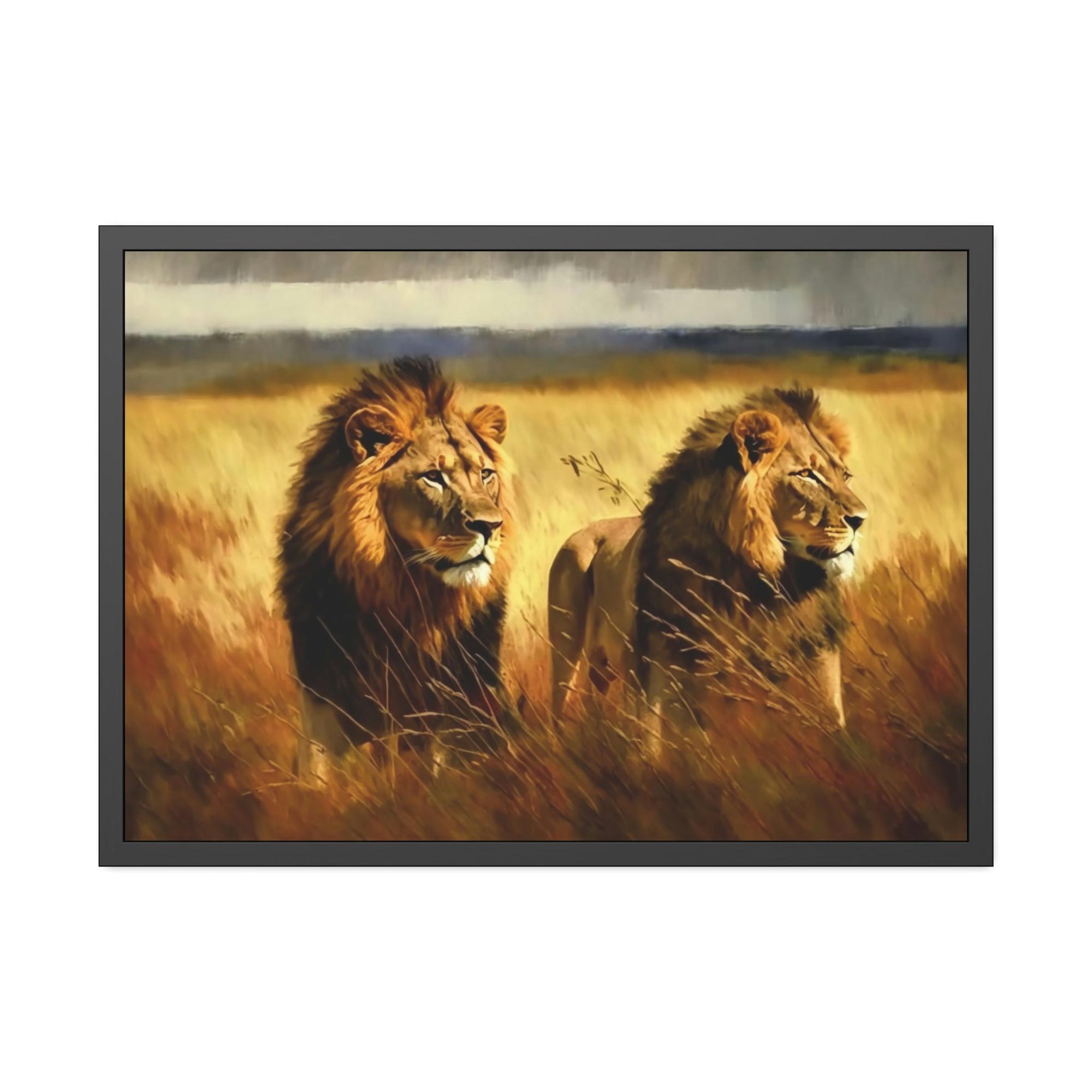 undefined King of Beasts: A Painting of Lions