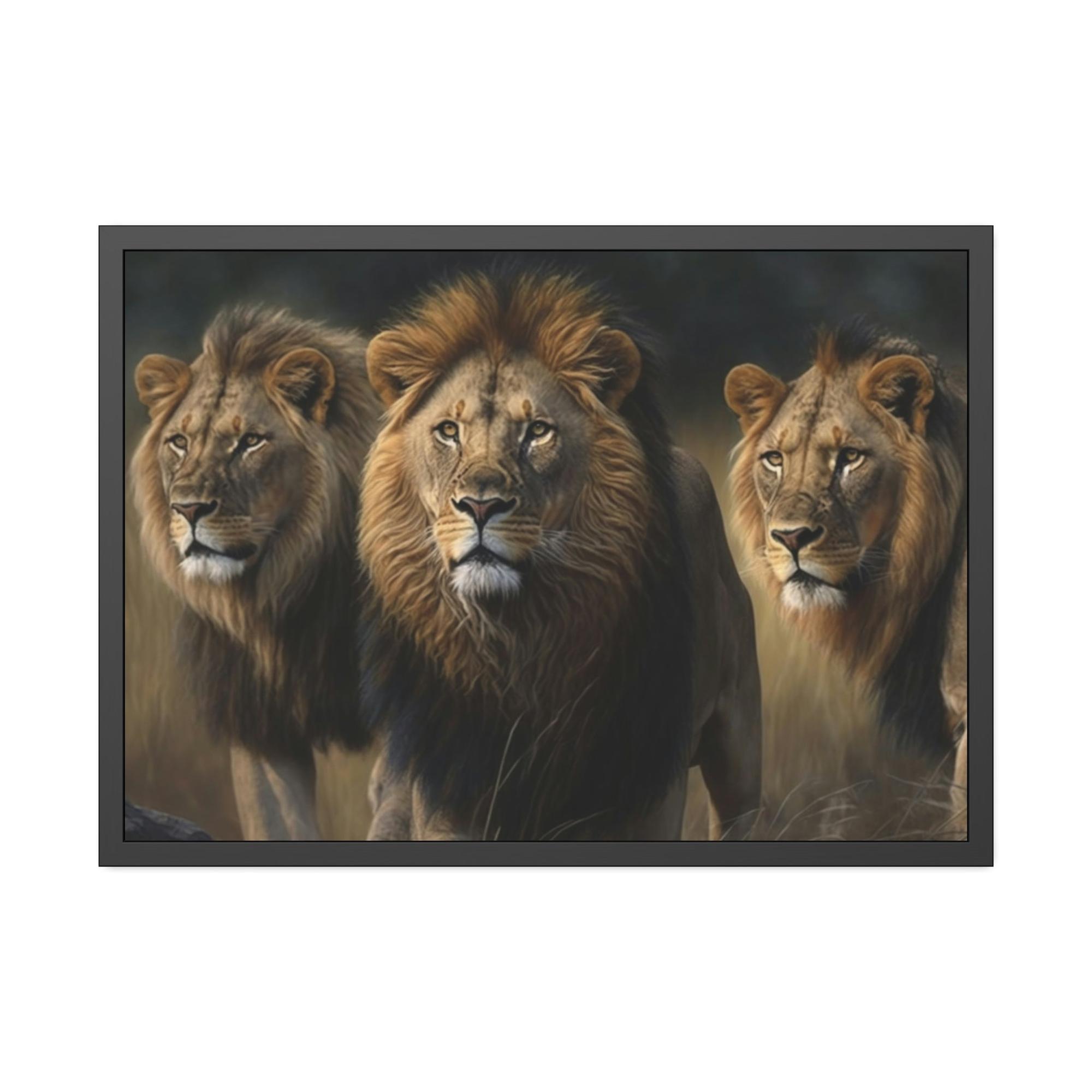 Lions Jungle Royalty: A Canvas of Lions