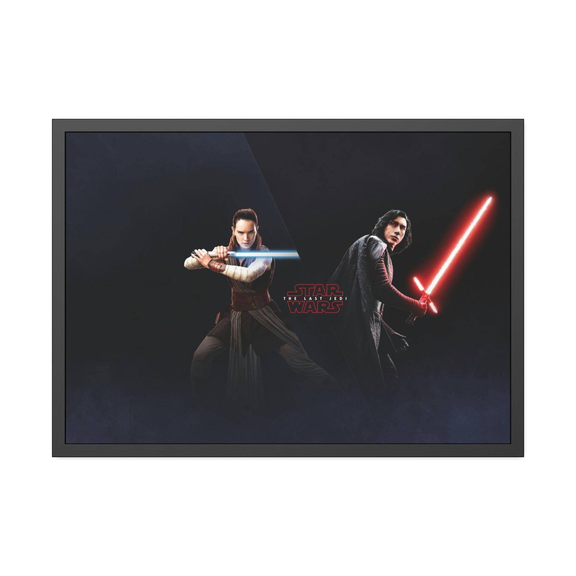 Star Wars Battle for the Galaxy: Star Wars Wall Art on Canvas & Poster for Sci-Fi Fans