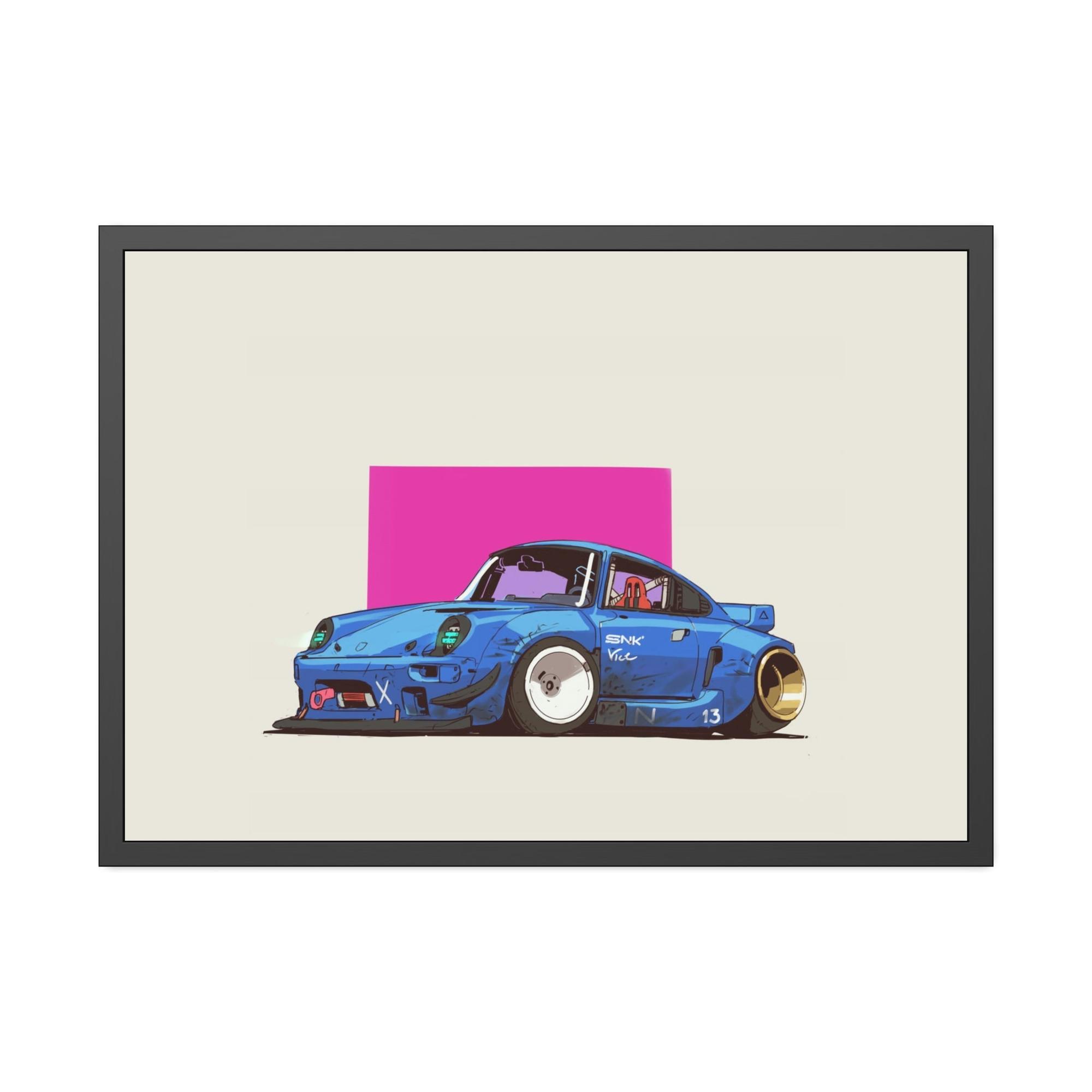Porsche Vintage Porsche Charm: Framed Posters and Canvas Prints