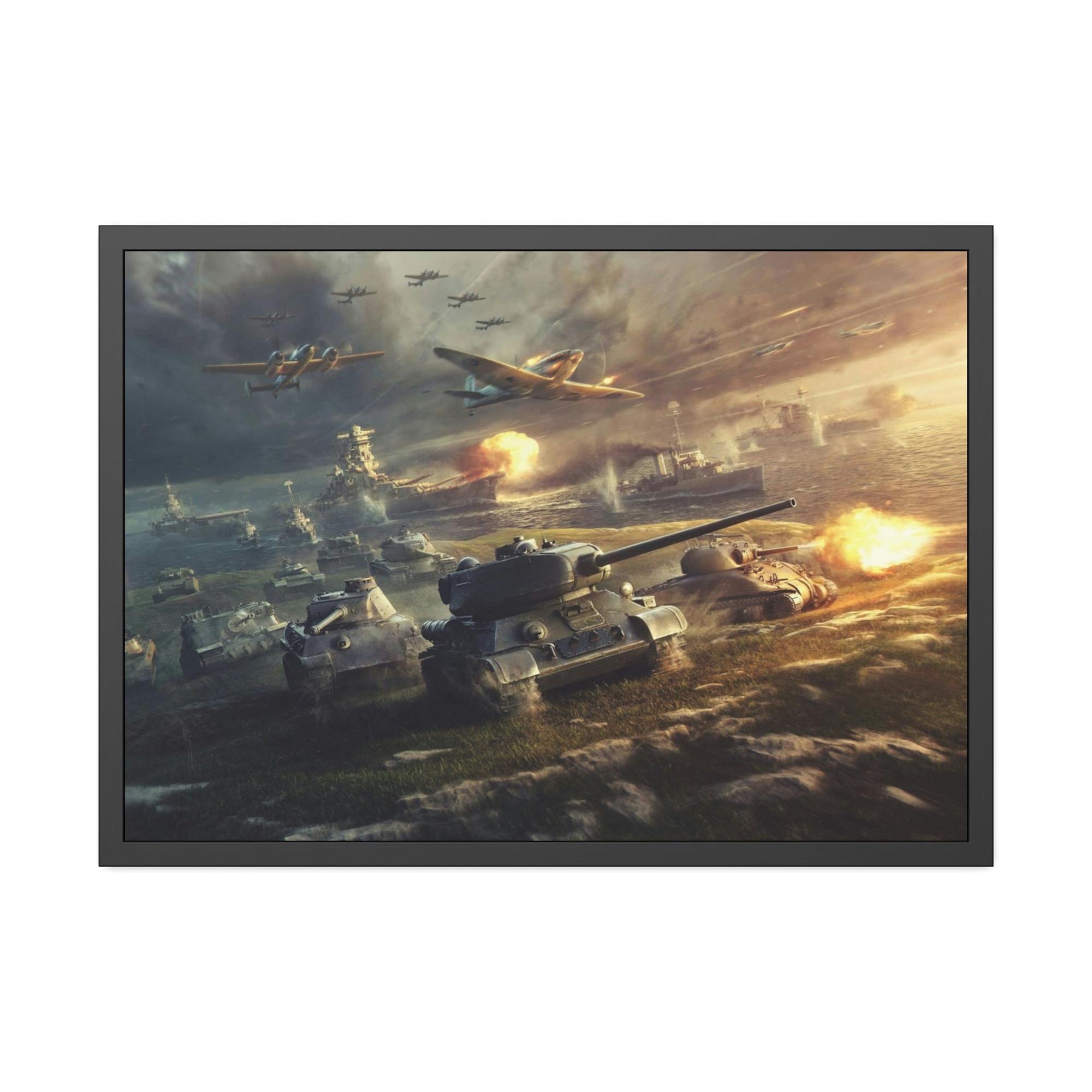 World Of Tanks Tankers' Chronicles: Captivating World of Tanks Canvas & Poster Wall Art